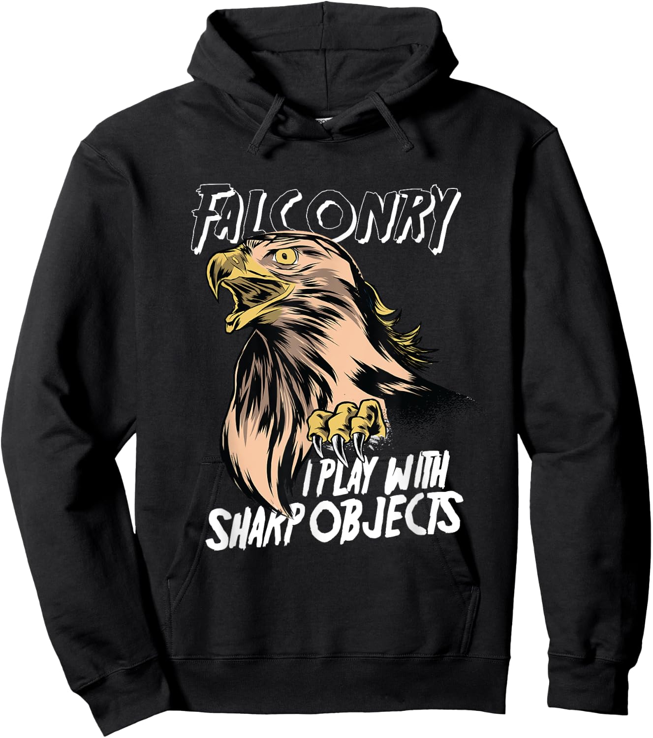 Falconry Falconry Gamehawking Hawking Hawk Hunting Game Sharp Hoodie - Hoodie | Black