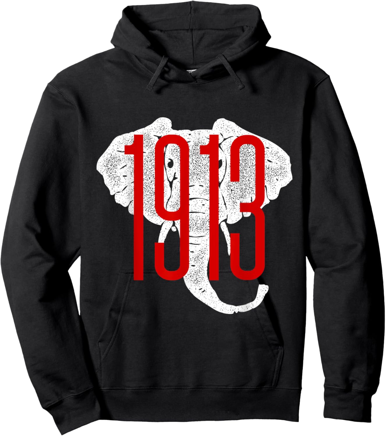 Red Bold 13 Elephant College Sisterhood Hoodie - Hoodie | Black
