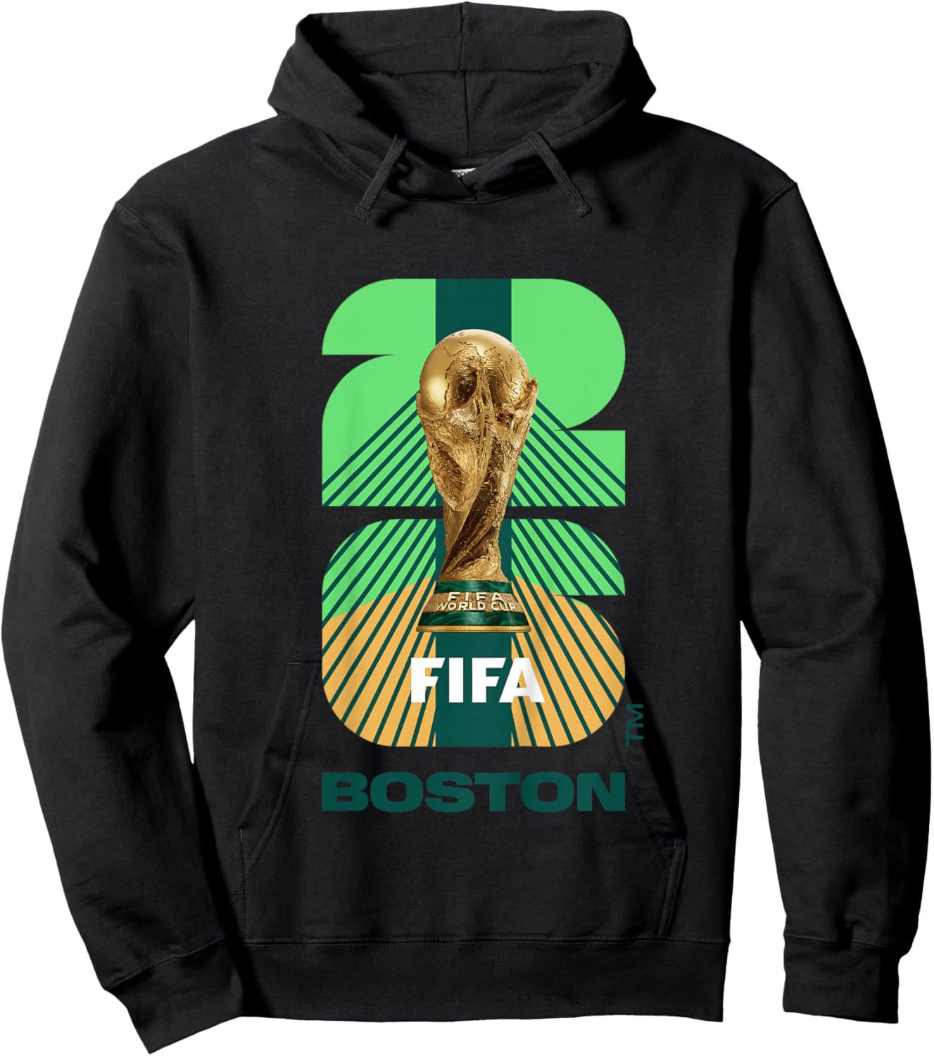 Kids FIFA World CUP26 Boston Trophy Color Hoodie - Hoodie | Black