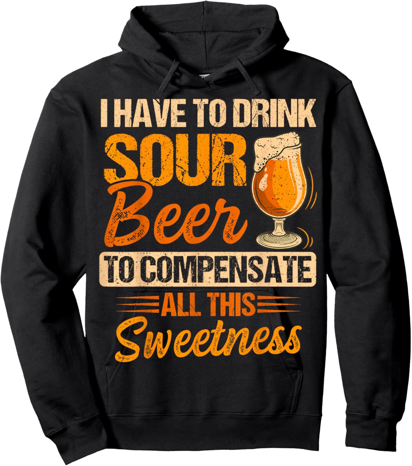 Sour Beer Craft Drinking Design for a Sour Beer Lover Hoodie - Hoodie | Black