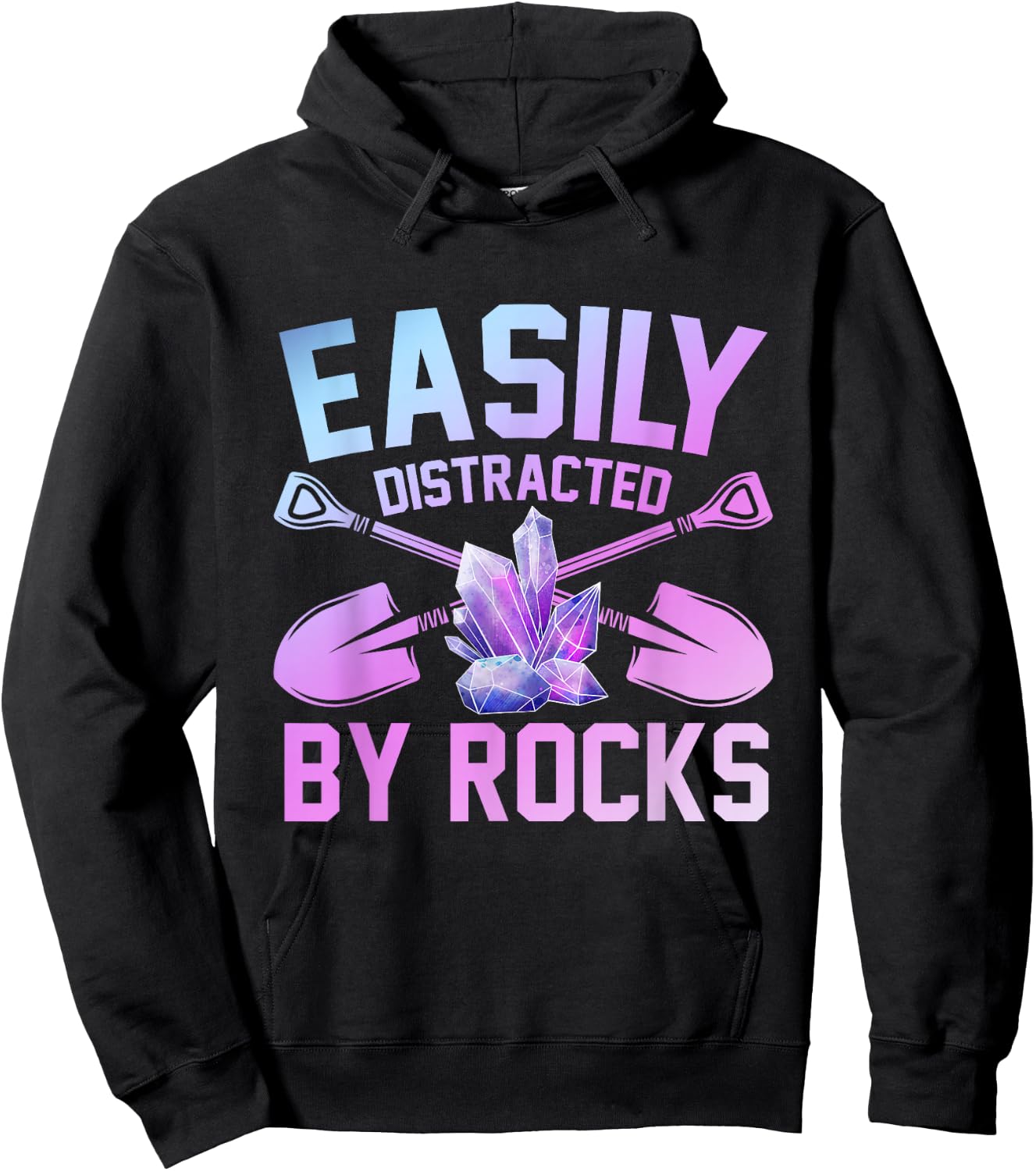 Slightly distracted by rocks geology Hoodie - Hoodie | Black