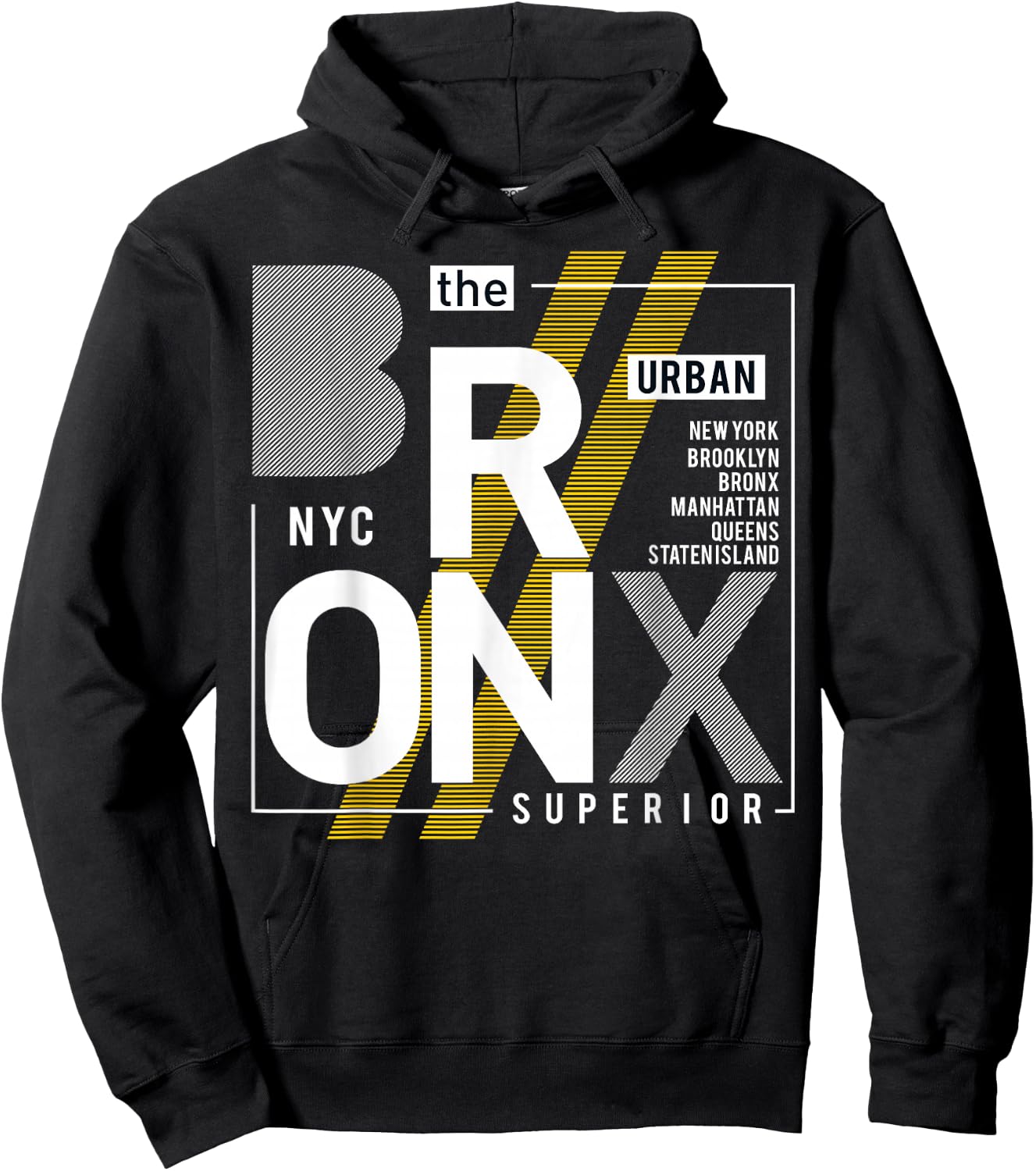 The Bronx shirts, I Love Bronx, The Bronx New York City Hoodie - Hoodie | Black