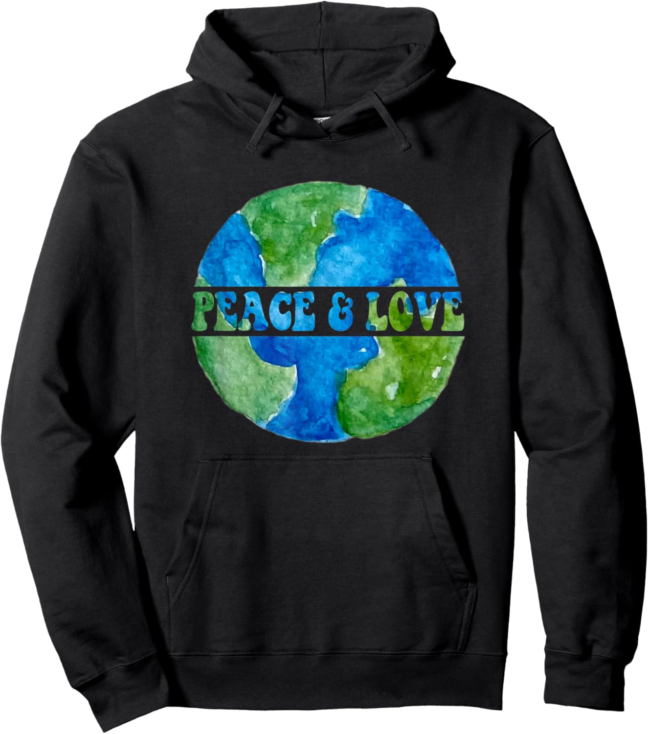 World Peace On Earth Love & Kindness Conscious Humanity Hoodie - Hoodie | Black