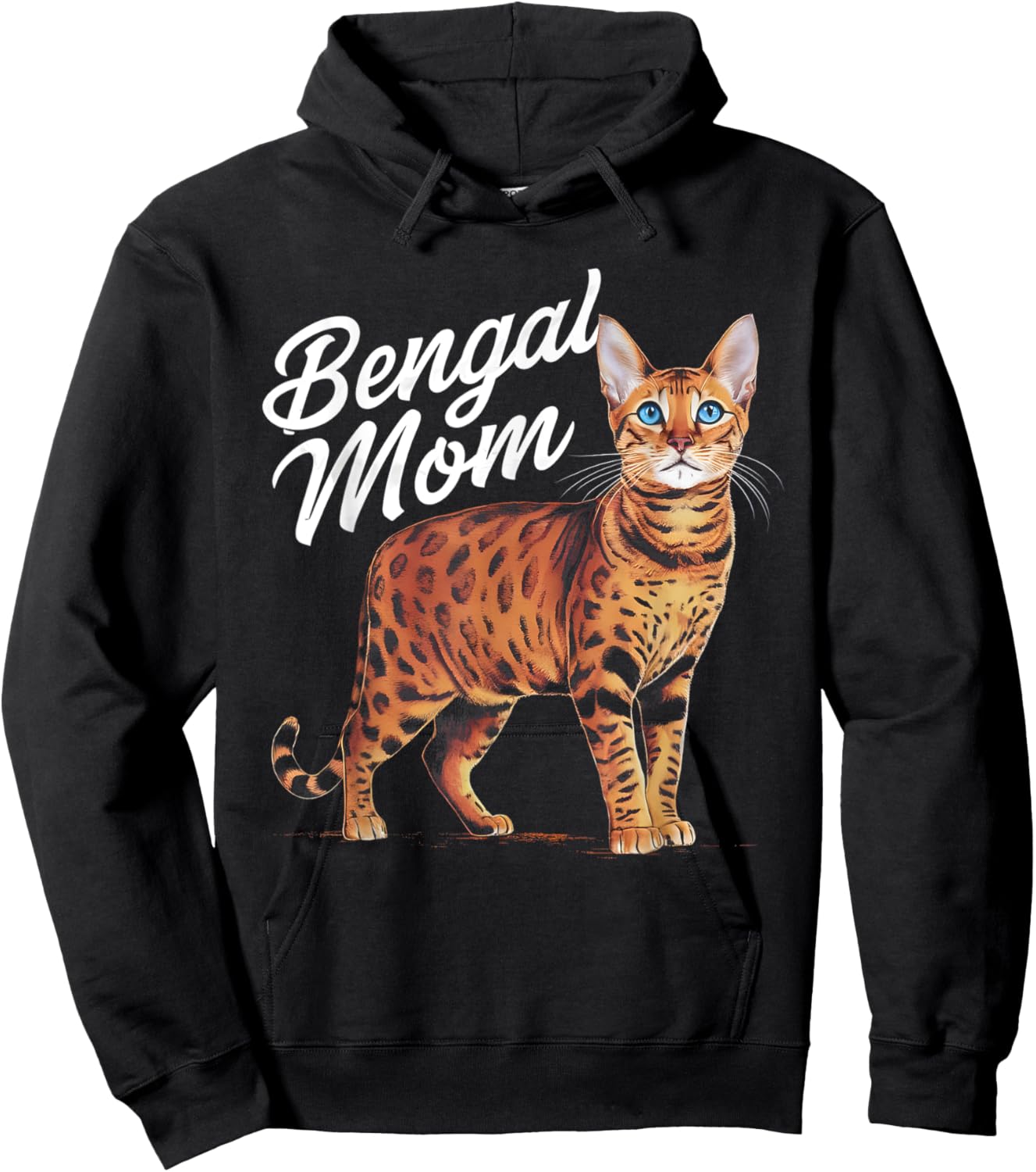 Bengal Mom Hoodie - Hoodie | Black