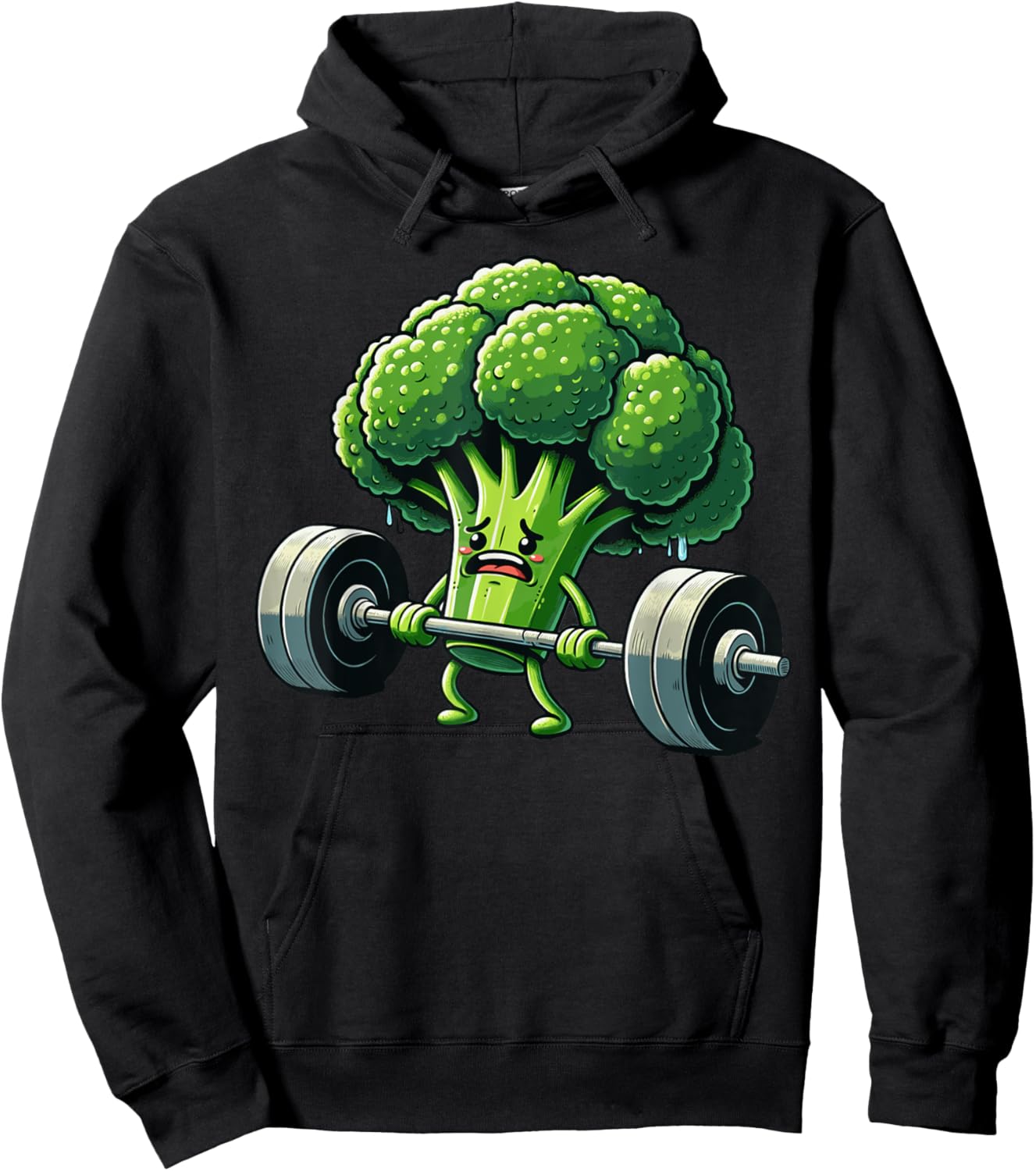 Deadlift Broccoli Gym Fitness Motivation Bodybuilding Hoodie - Hoodie | Black