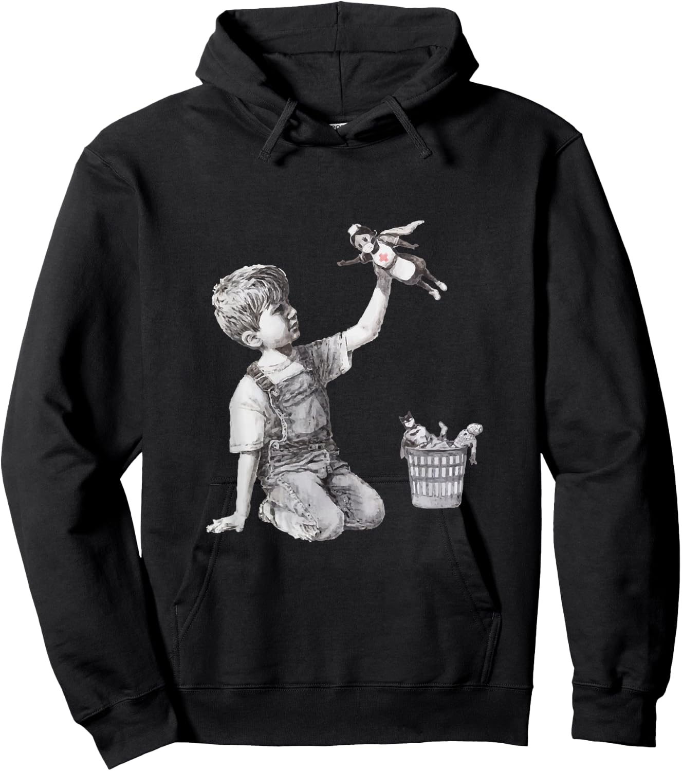 Superhero Nurse Health Workers Hoodie - Hoodie | Black