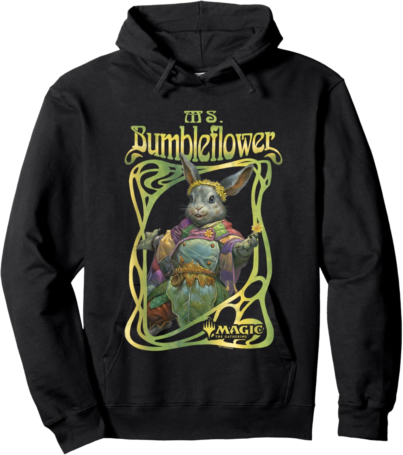 Magic: The Gathering Ms. Bumbleflower Portrait Vintage Hoodie - Hoodie | Black