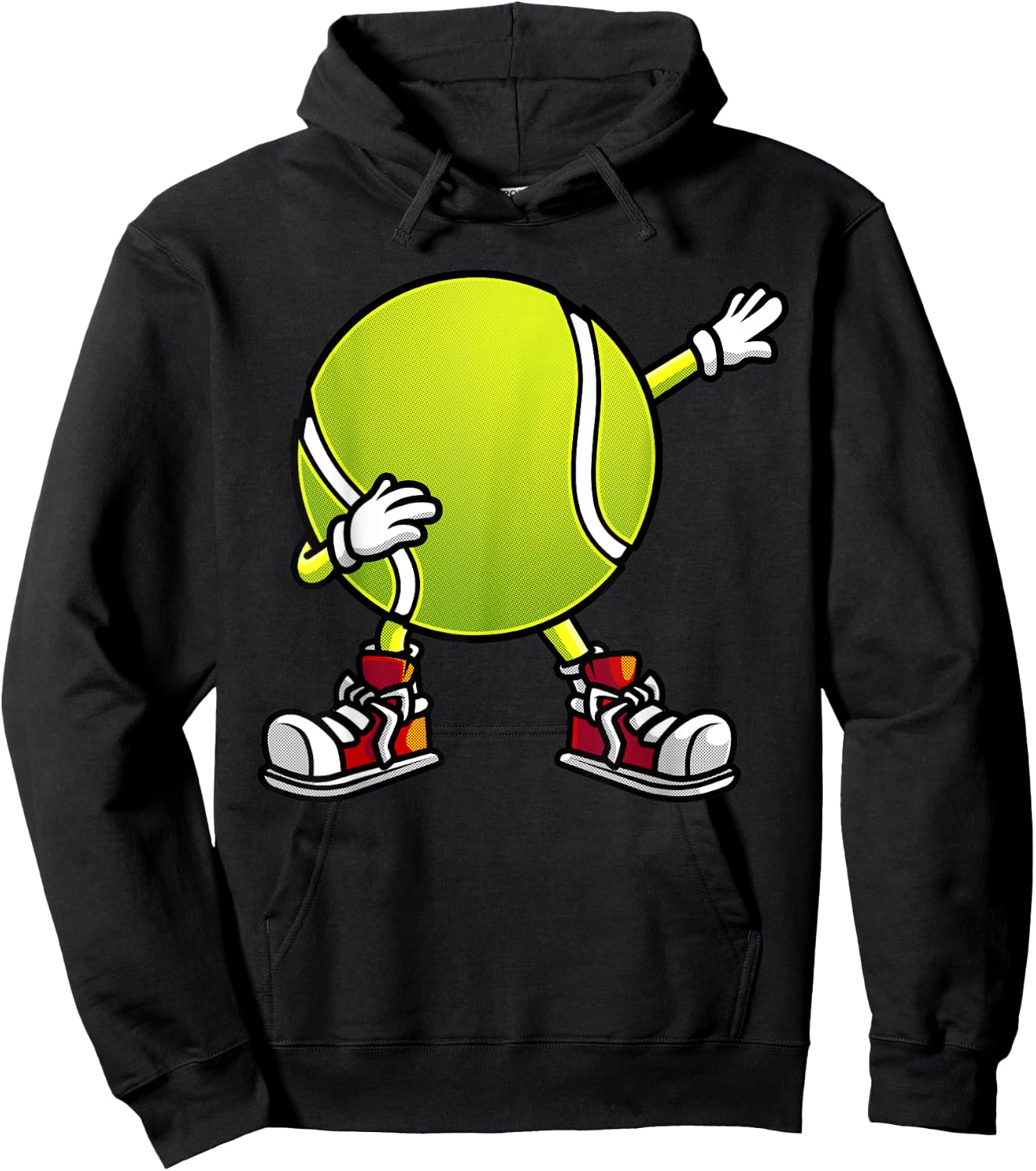 Cute Tennis Design Women Tennis Player Racket Sport Hoodie - Hoodie | Black