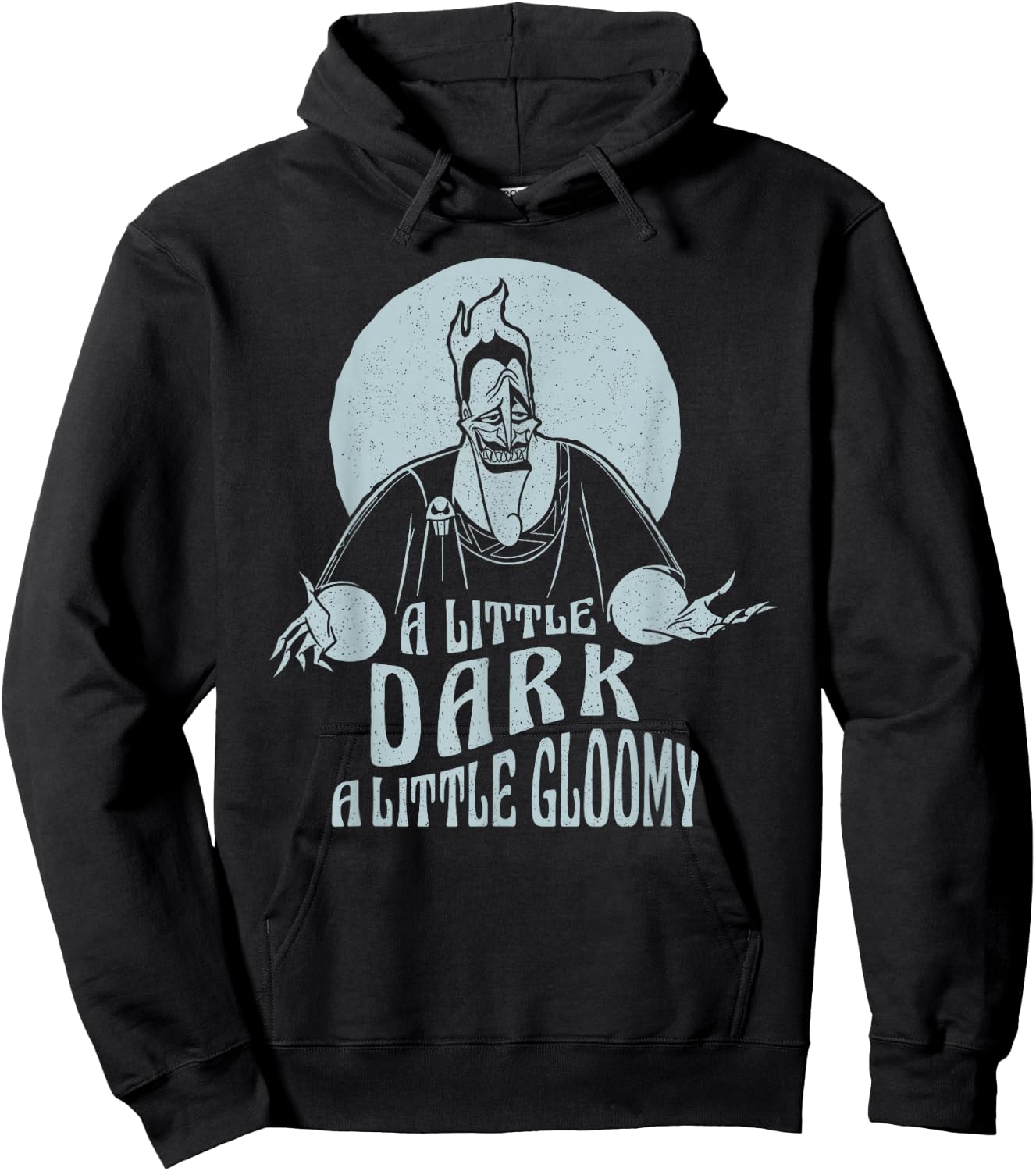 Disney Hercules Hades A Little Dark A Little Gloomy Portrait Hoodie - Hoodie | Black