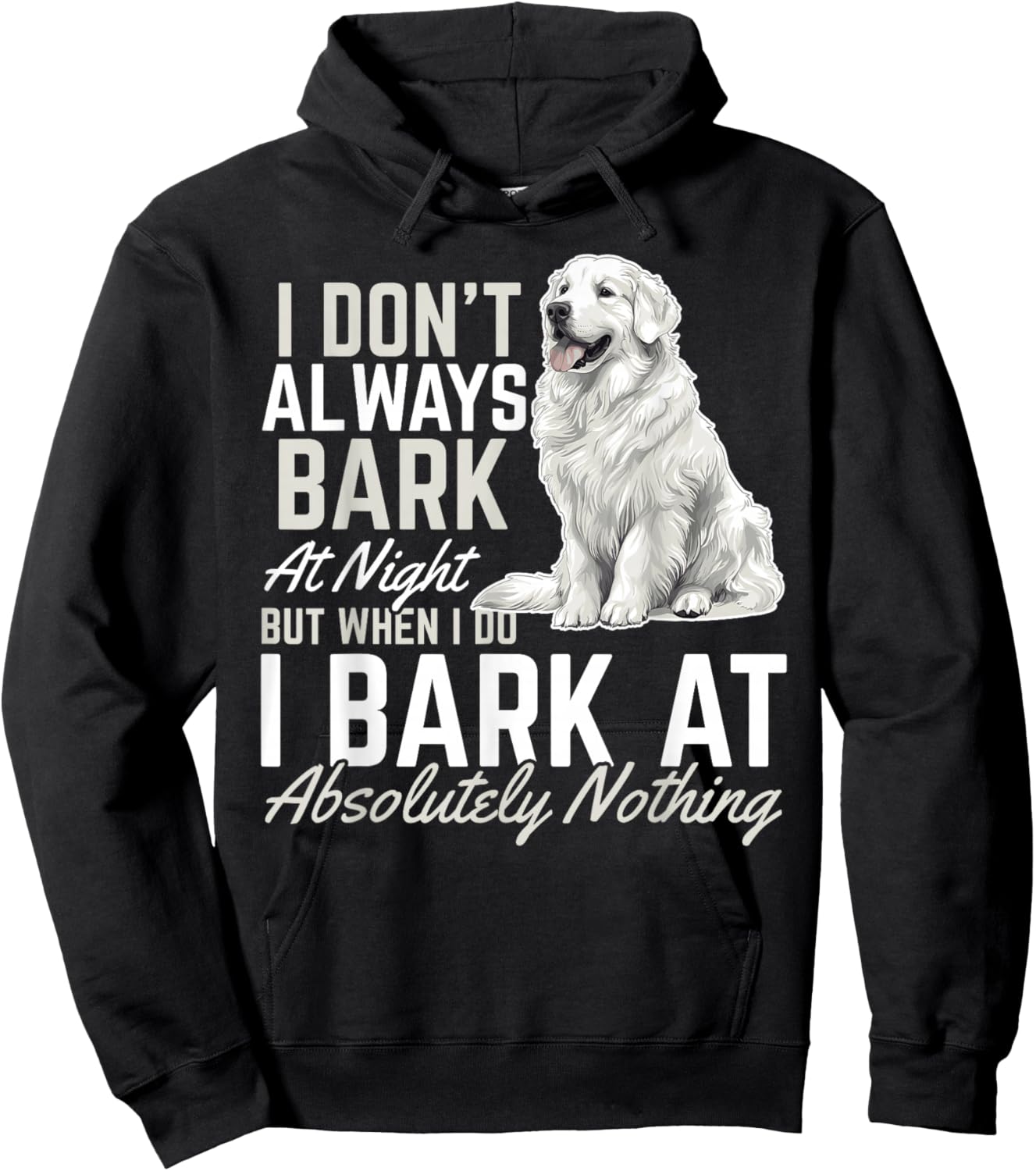 Great Pyrenees Dog Owner Hoodie - Hoodie | Black