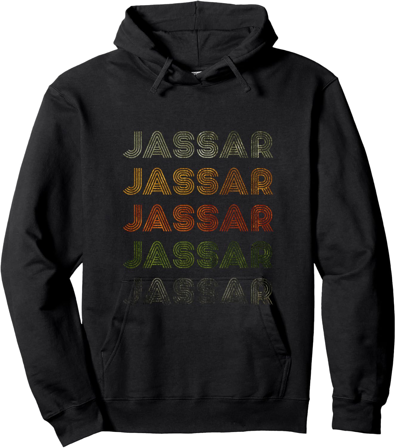 Love Heart Jassar Grunge Vintage Style Black Jassar Hoodie - Hoodie | Black