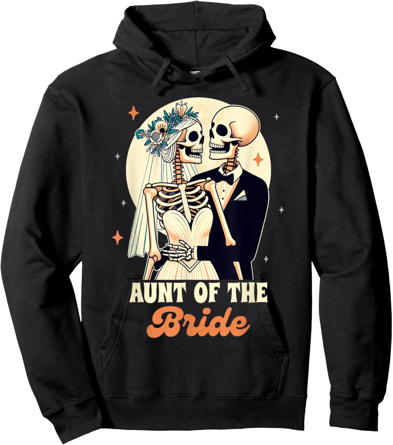 Auntie Of The Bride Wedding Rehearsal Aunt Of The Bride Hoodie - Hoodie | Black