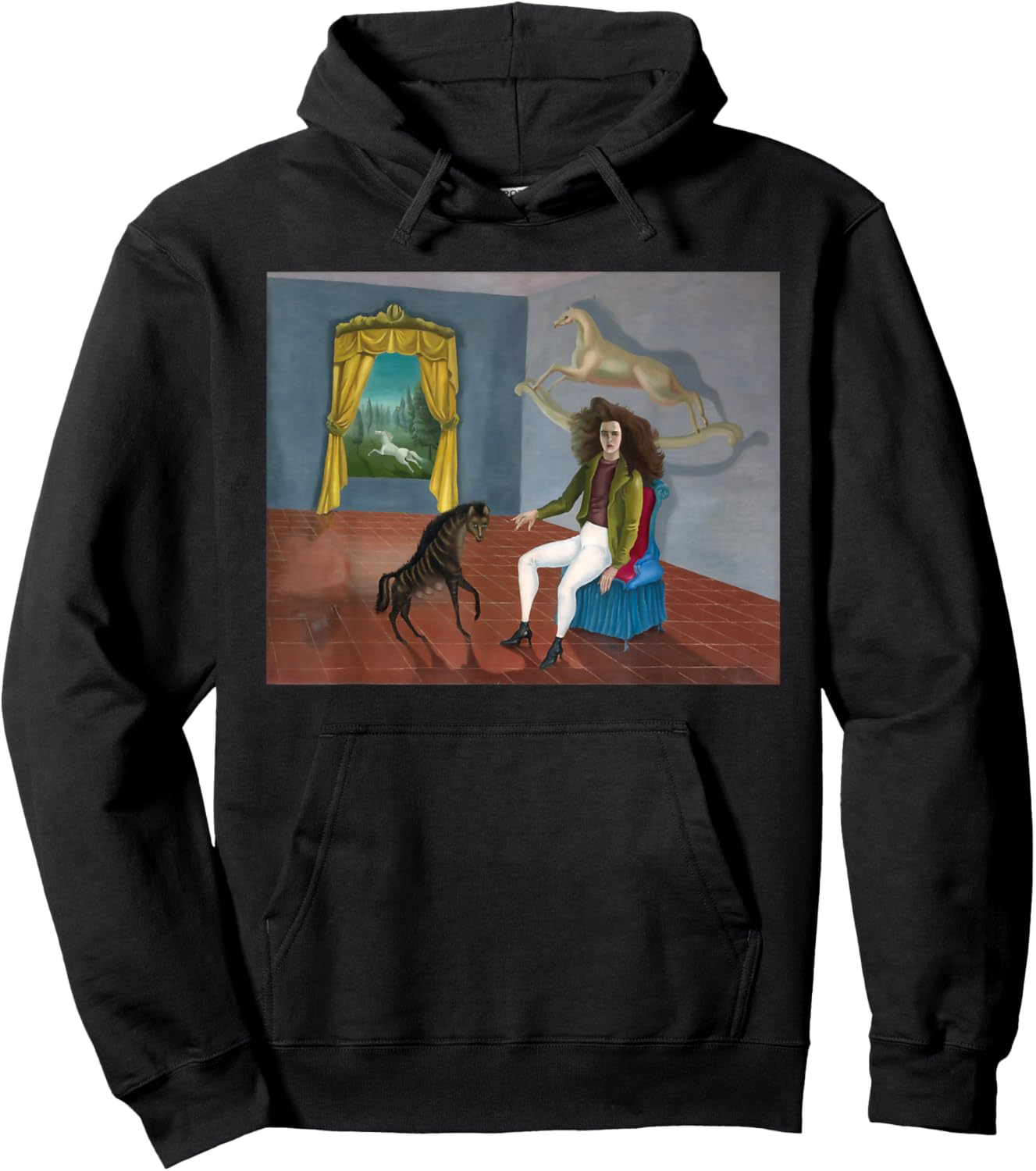 Self-Portrait Famous Surrealist Painting Hoodie - Hoodie | Black