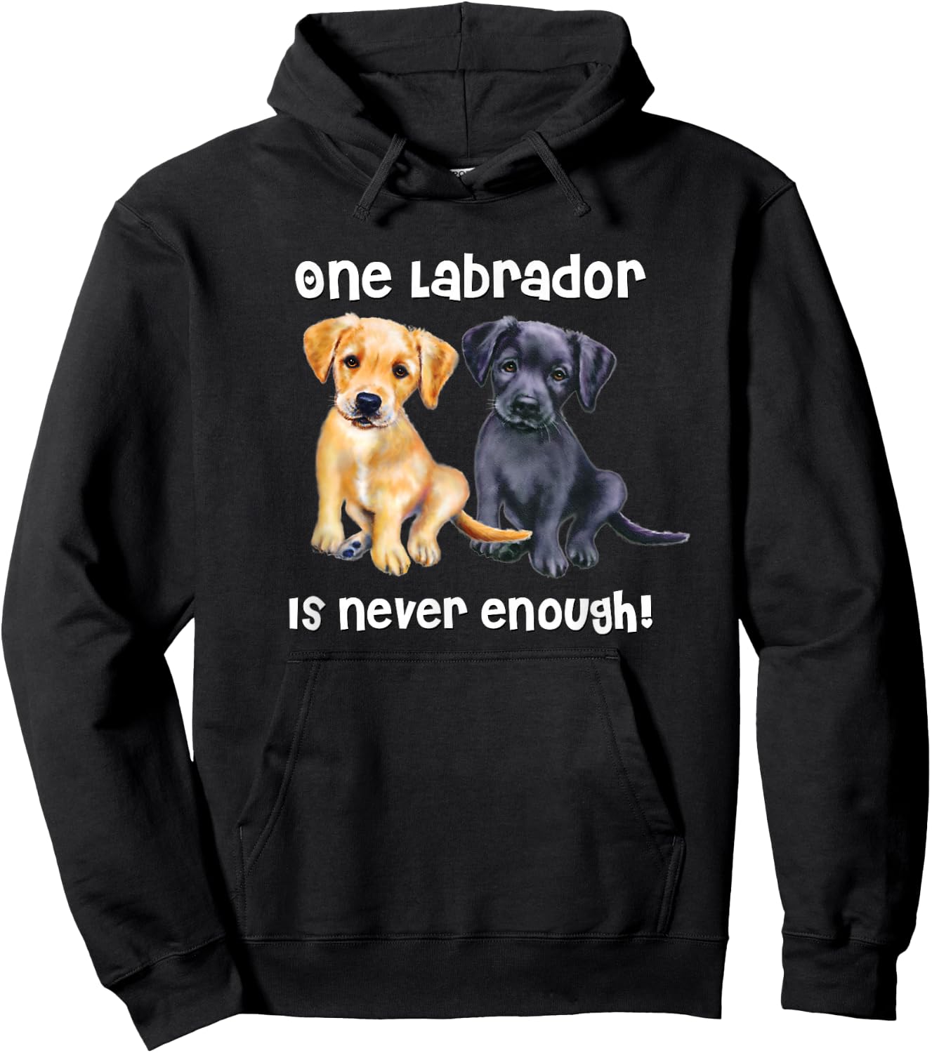 Labrador Pet Dog Funny T Shirt Gift Black Golden Yellow lab Hoodie - Hoodie | Black