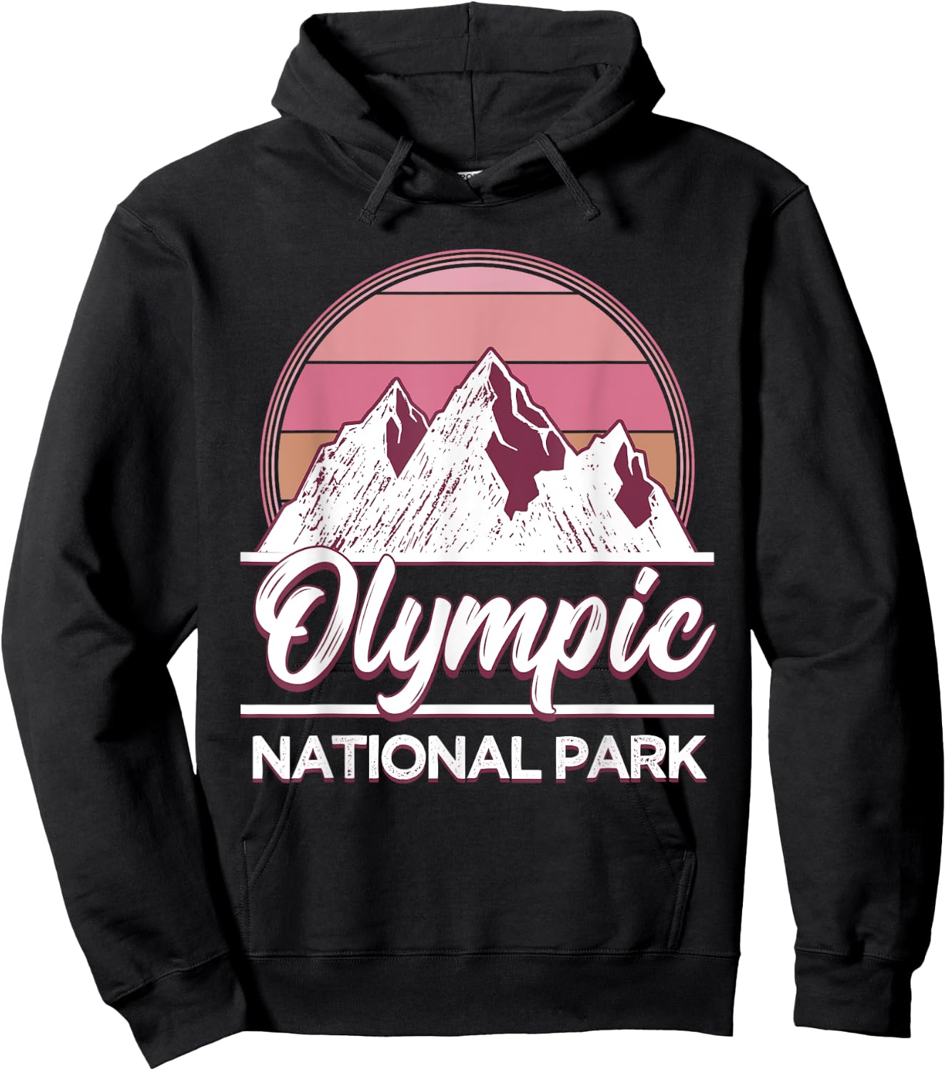Olympic National Park Hoodie - Hoodie | Black