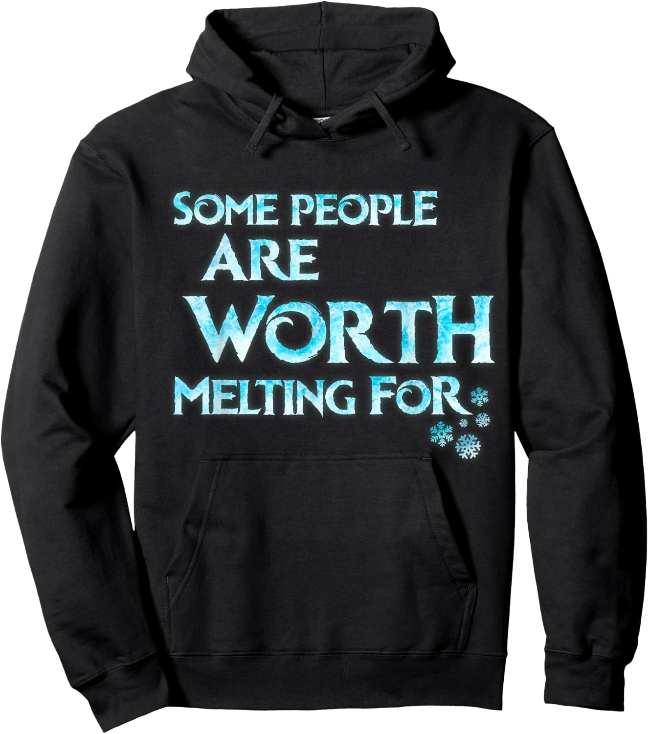 Some People Are Worth Melting For Funny Kids Cosplay Outfit Hoodie - Hoodie | Black