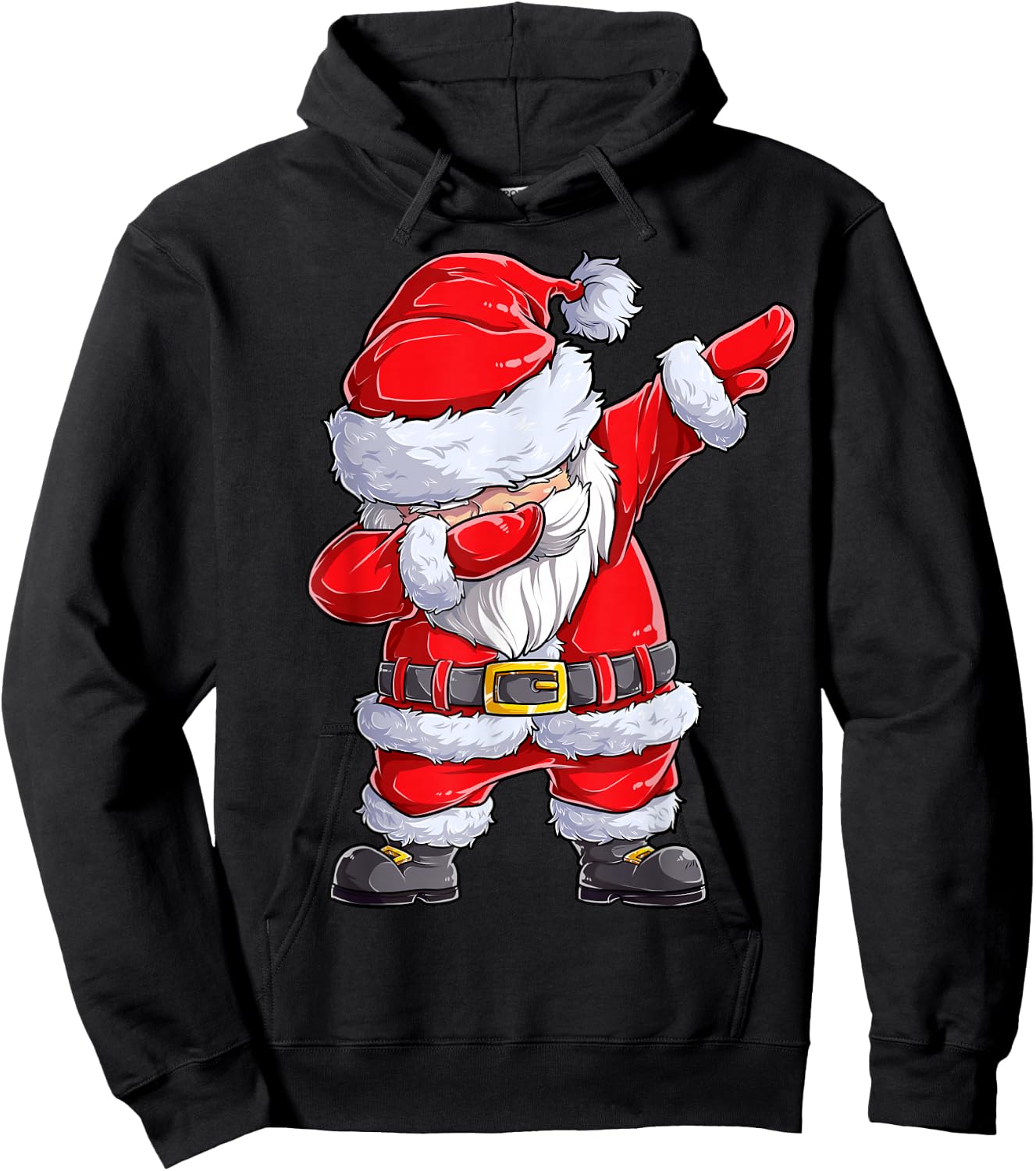 Christmas Boys Dabbing Santa Claus Girls Funny Xmas Dab Cute Hoodie - Hoodie | Black
