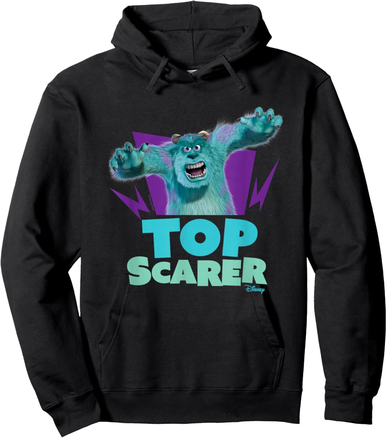 Monsters Inc - Sulley Top Scarer Hoodie - Hoodie | Black