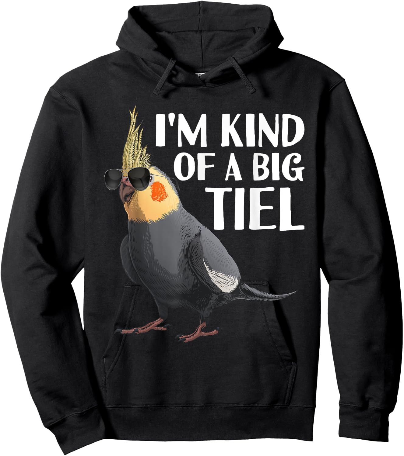 Cool Cockatiel Women Parrot Parakeet Bird Lover Tiel Hoodie - Hoodie | Black