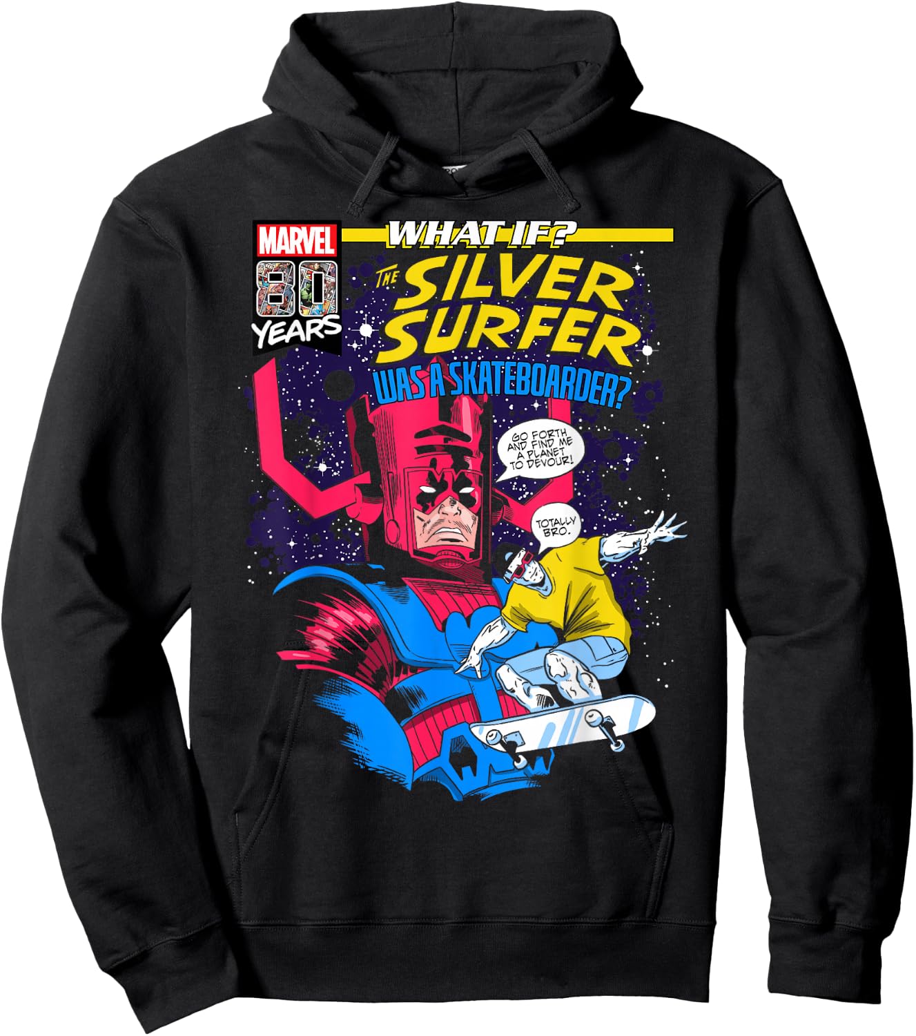Marvel What If Silver Surfer Comic Cover Hoodie - Hoodie | Black