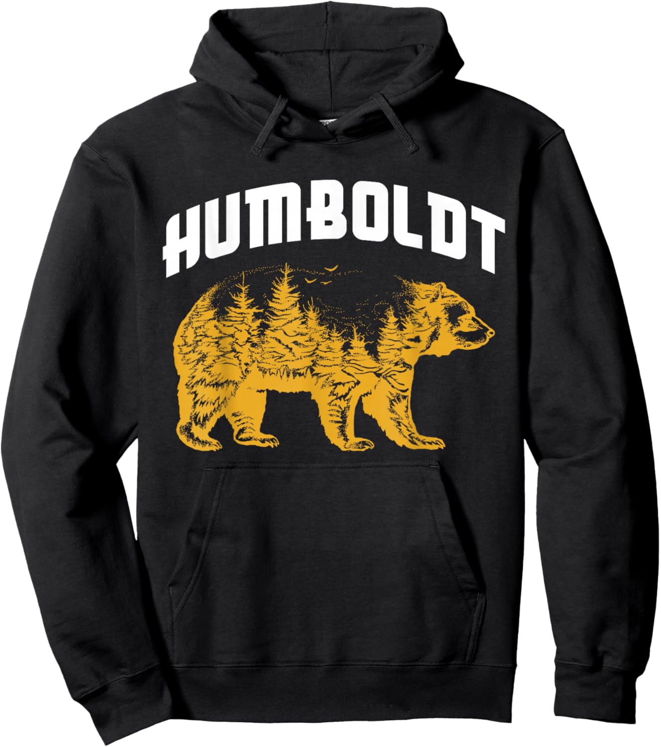 Humboldt County California Bear Mountain Outdoors Hoodie - Hoodie | Black