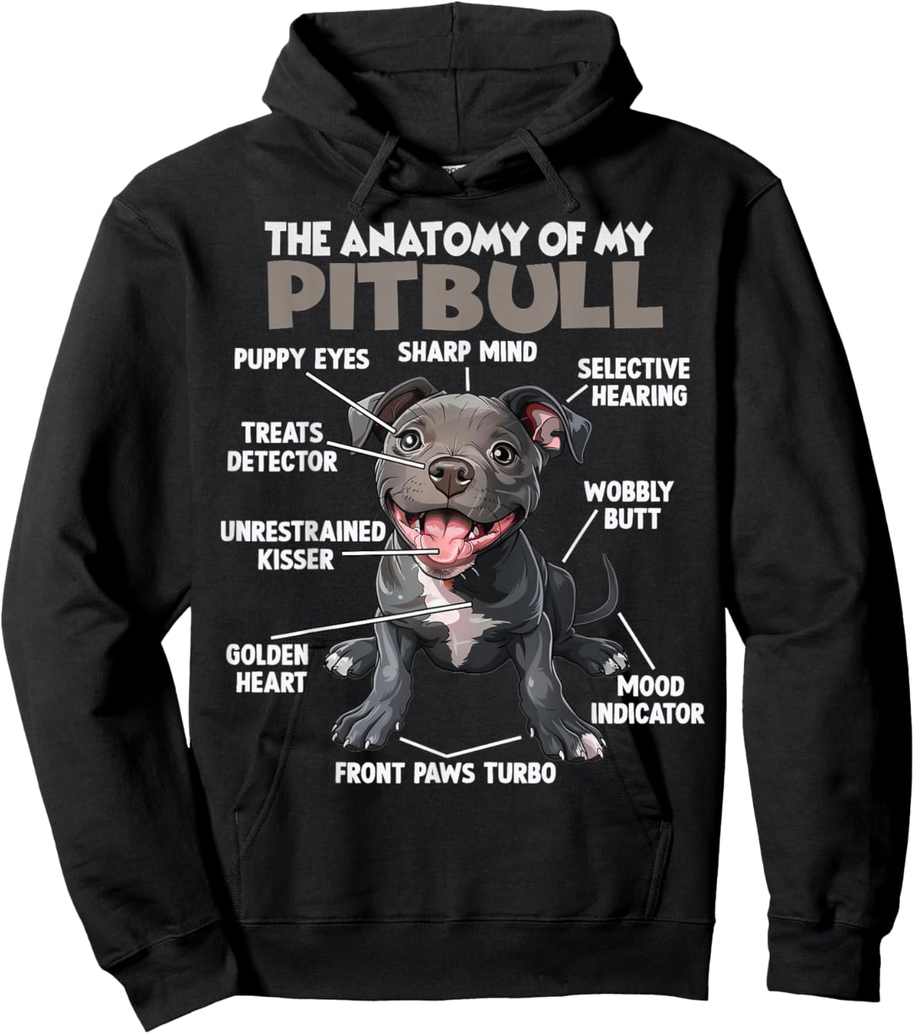 Pitbull Walk T Dog Lover Pitbull Dogs Hoodie - Hoodie | Black