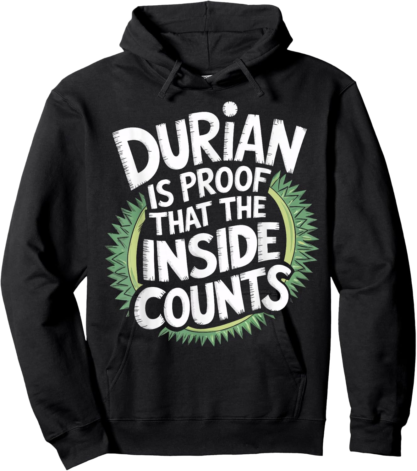 Durian Fruit The Inside Of Durian Hoodie - Hoodie | Black