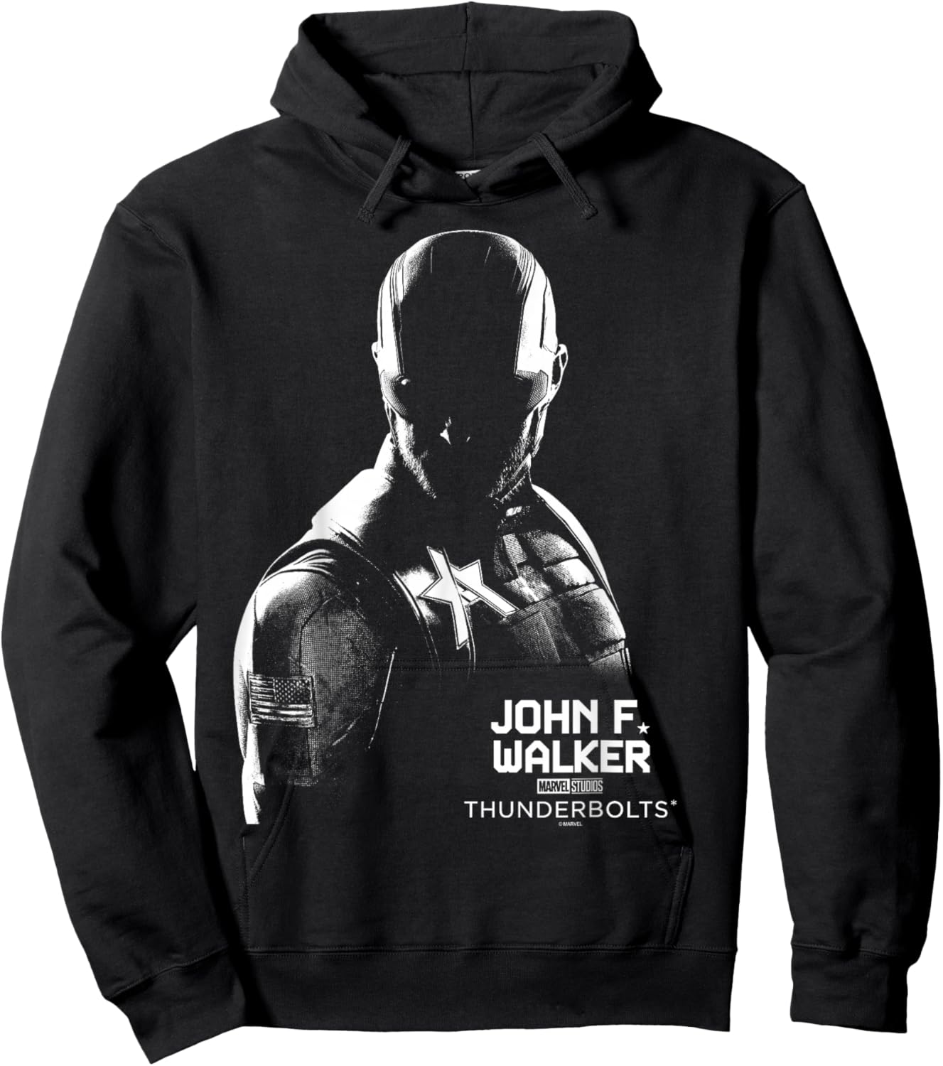 Marvel's Thunderbolts - John F Walker Silhouette Hoodie - Hoodie | Black