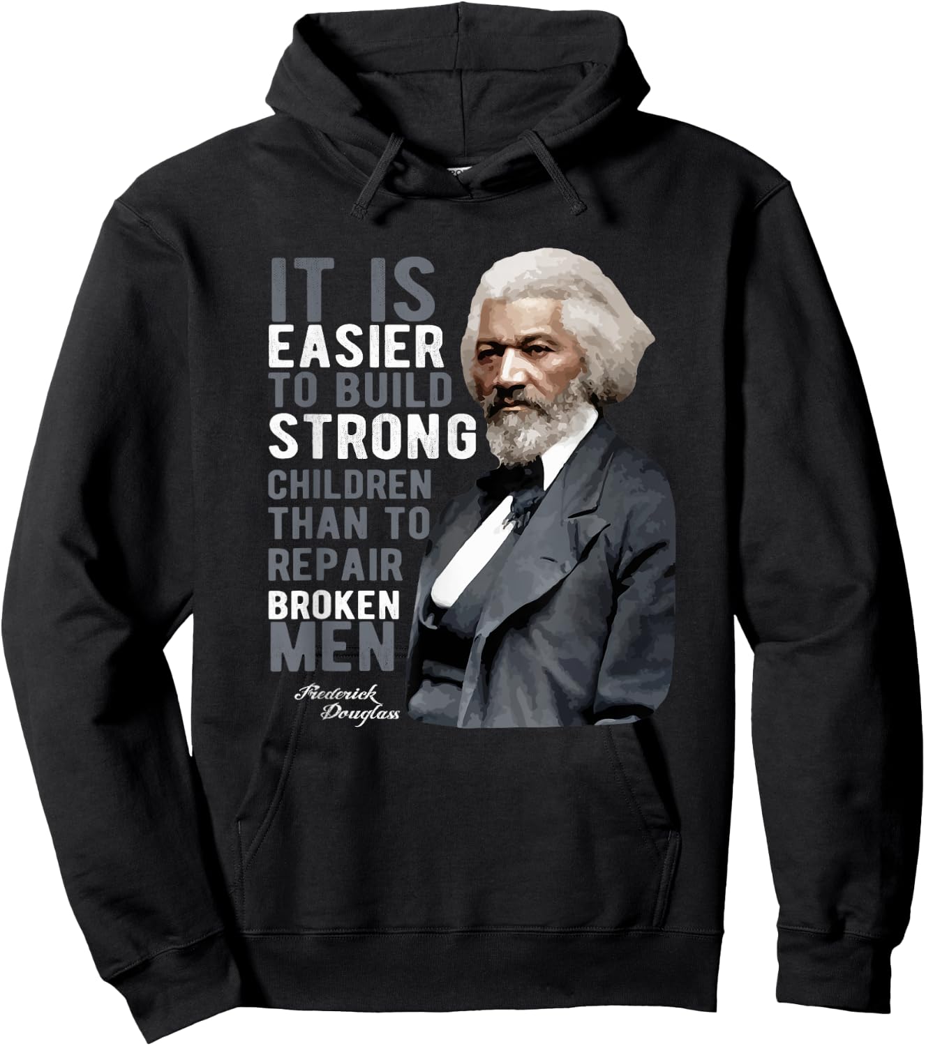 Douglass Quote | Black History Month Hoodie - Hoodie | Black