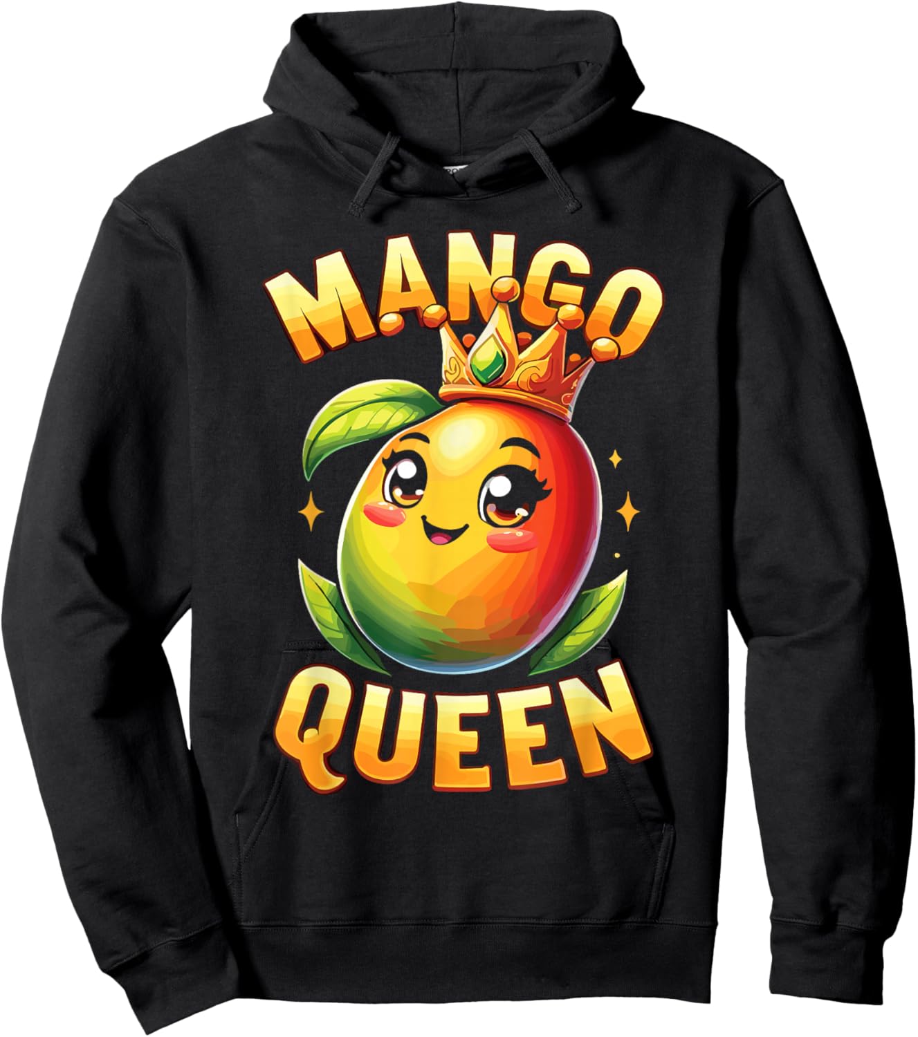 Art Mangos Fruit Lover Fruit Mango Queen Hoodie - Hoodie | Black