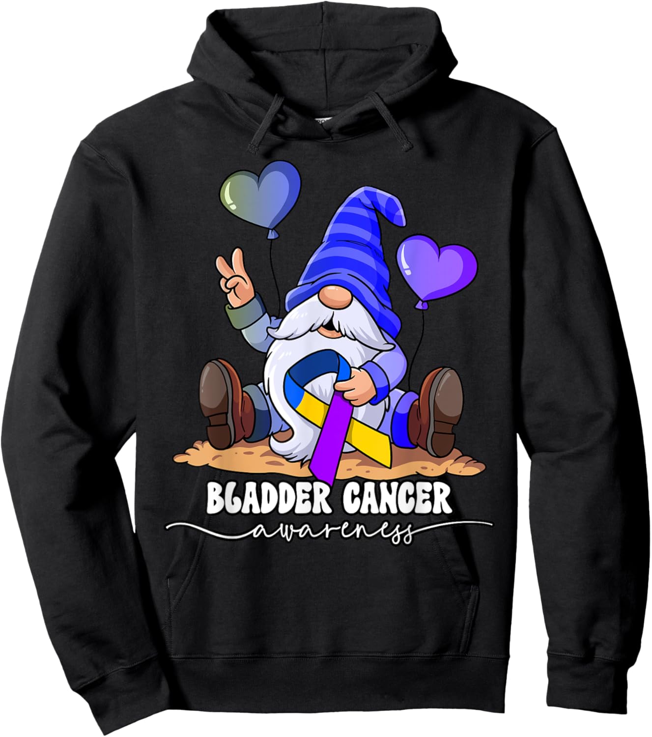 Bladder Cancer Awareness Hoodie - Hoodie | Black