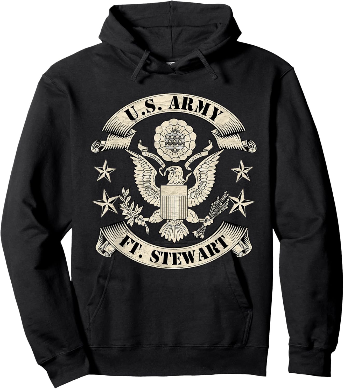Fort Stewart 3rd Infantry Division Ft Stewart Georgia GA Hoodie - Hoodie | Black