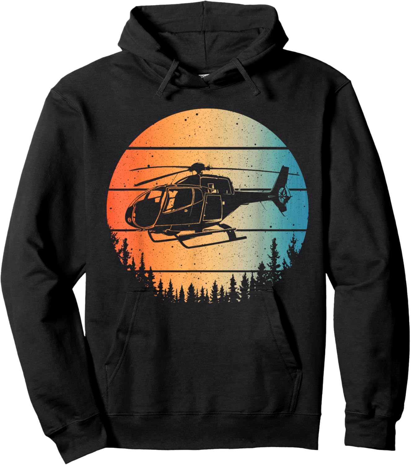 Cute Helicopter Art Women Aviator Helicopter Pilot Hoodie - Hoodie | Black