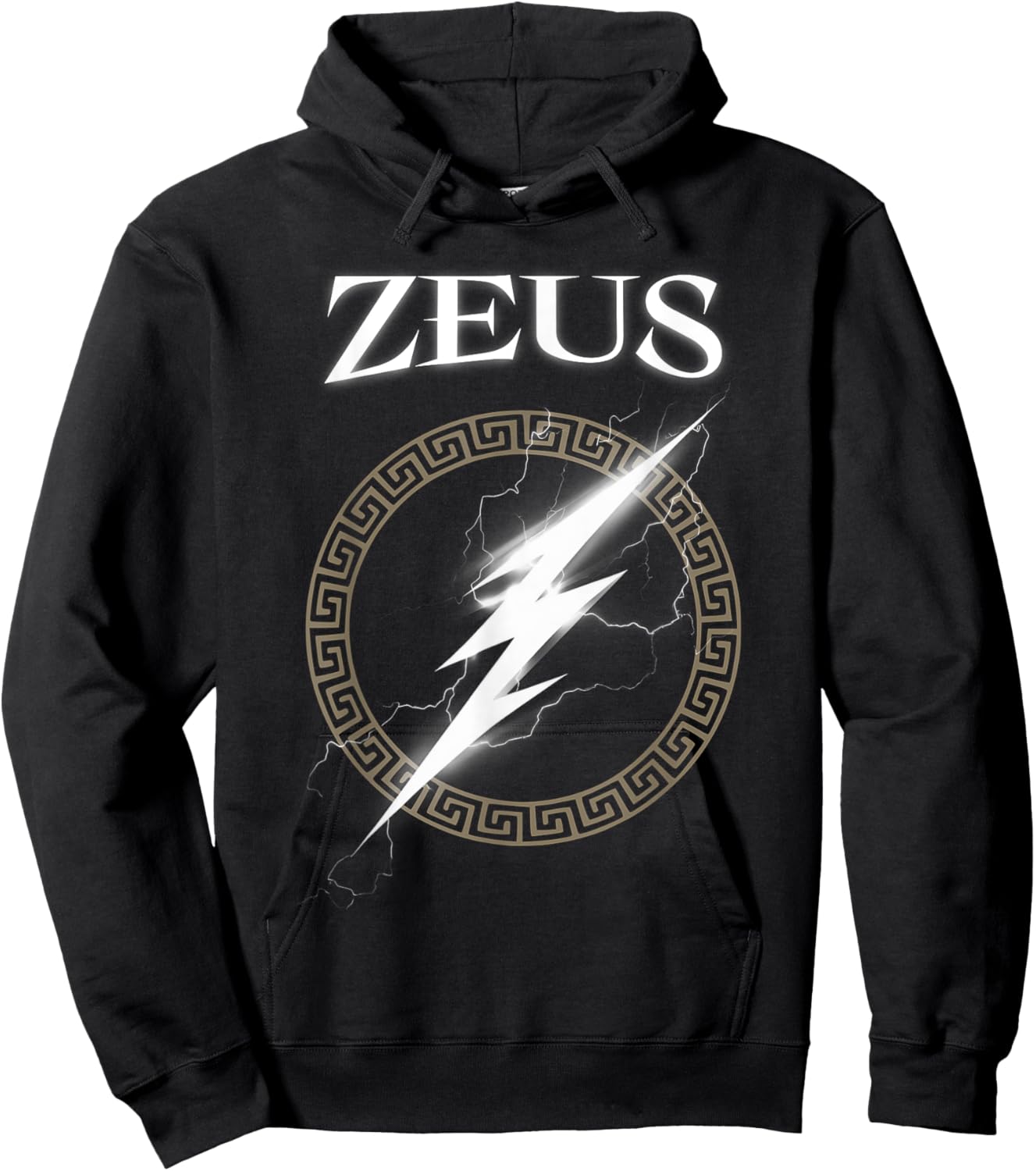 Zeus Greek God Symbol Hoodie - Hoodie | Black