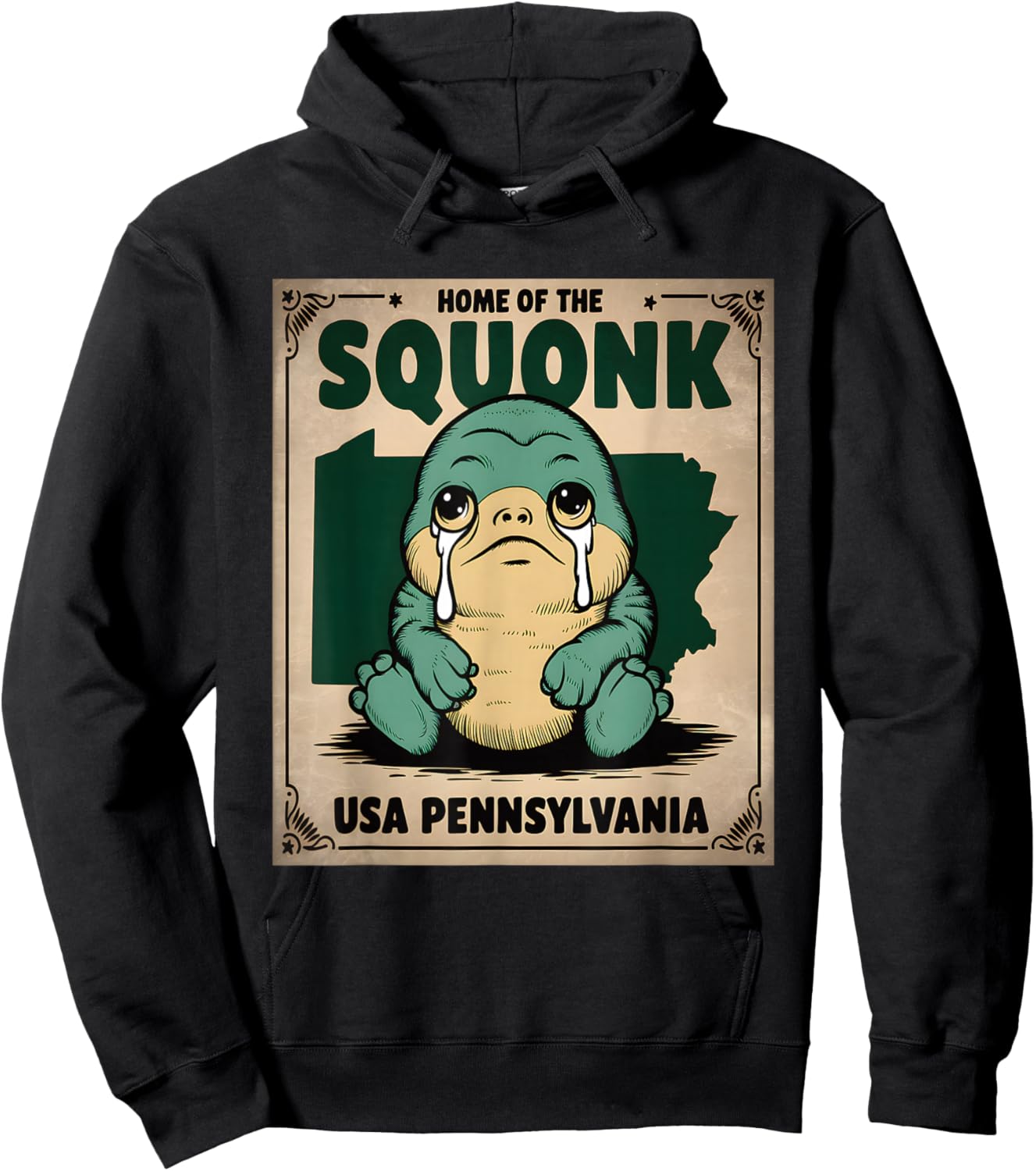Squonk Cryptid Pensylvenia Hoodie - Hoodie | Black