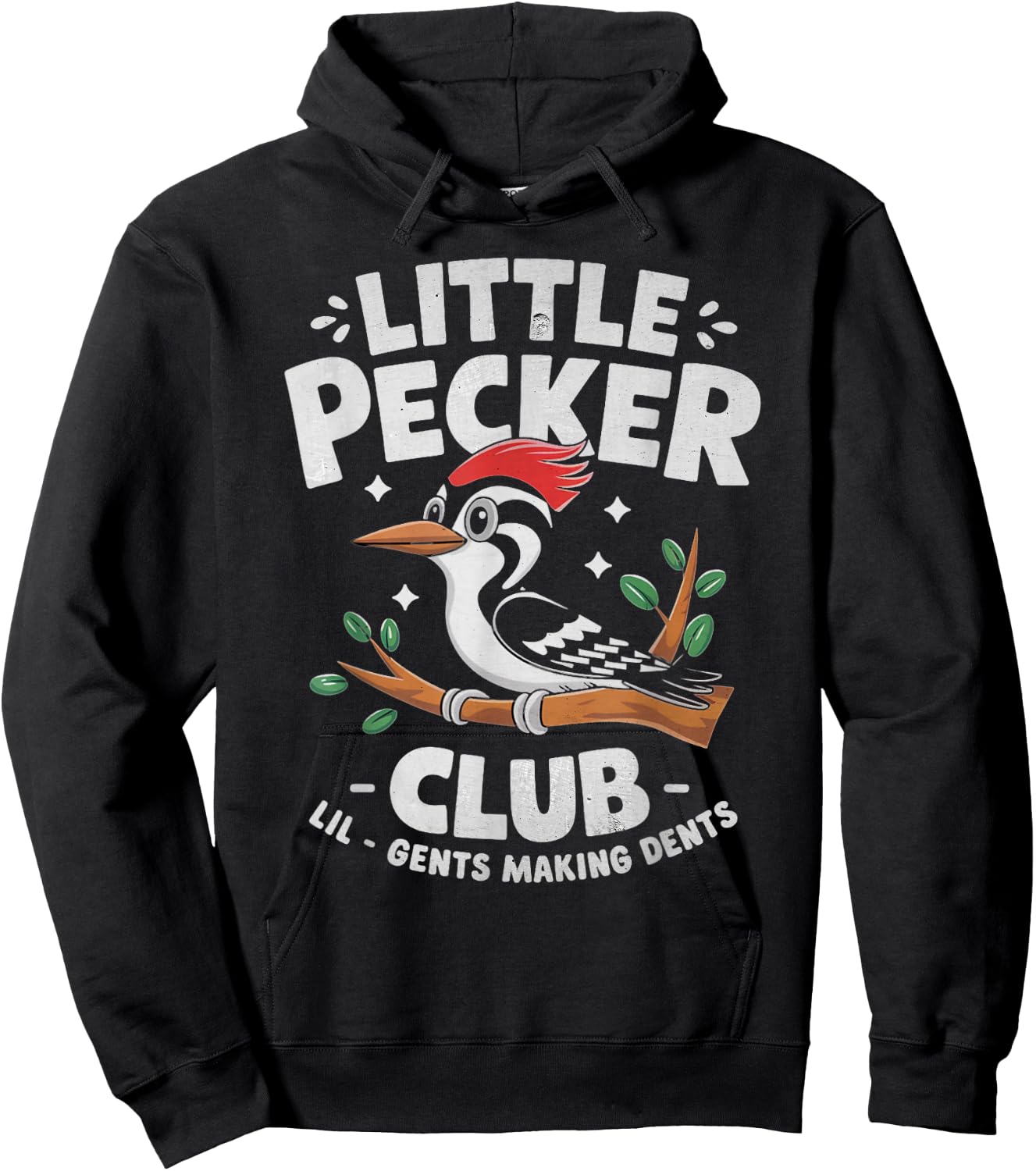 Little Pecker Club Lil Gents Making Dents Crew Bird Lover Hoodie - Hoodie | Black