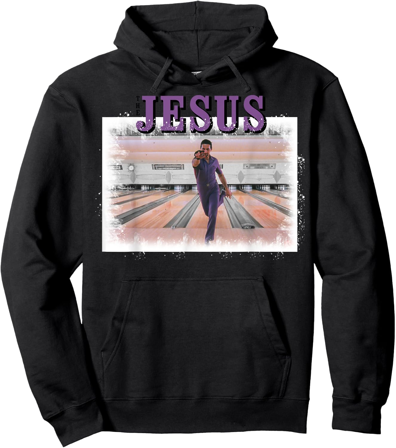 The Big Lebowski The Jesus Bowling Photo Graphic Hoodie - Hoodie | Black