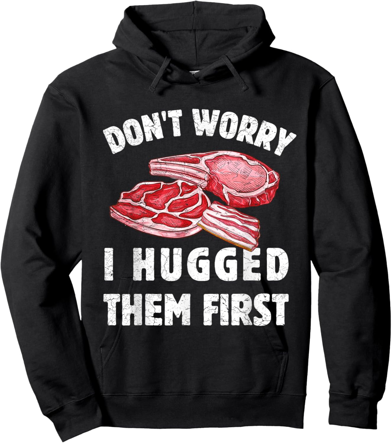 Funny Meat Cutter BBQ Butcher Hoodie - Hoodie | Black