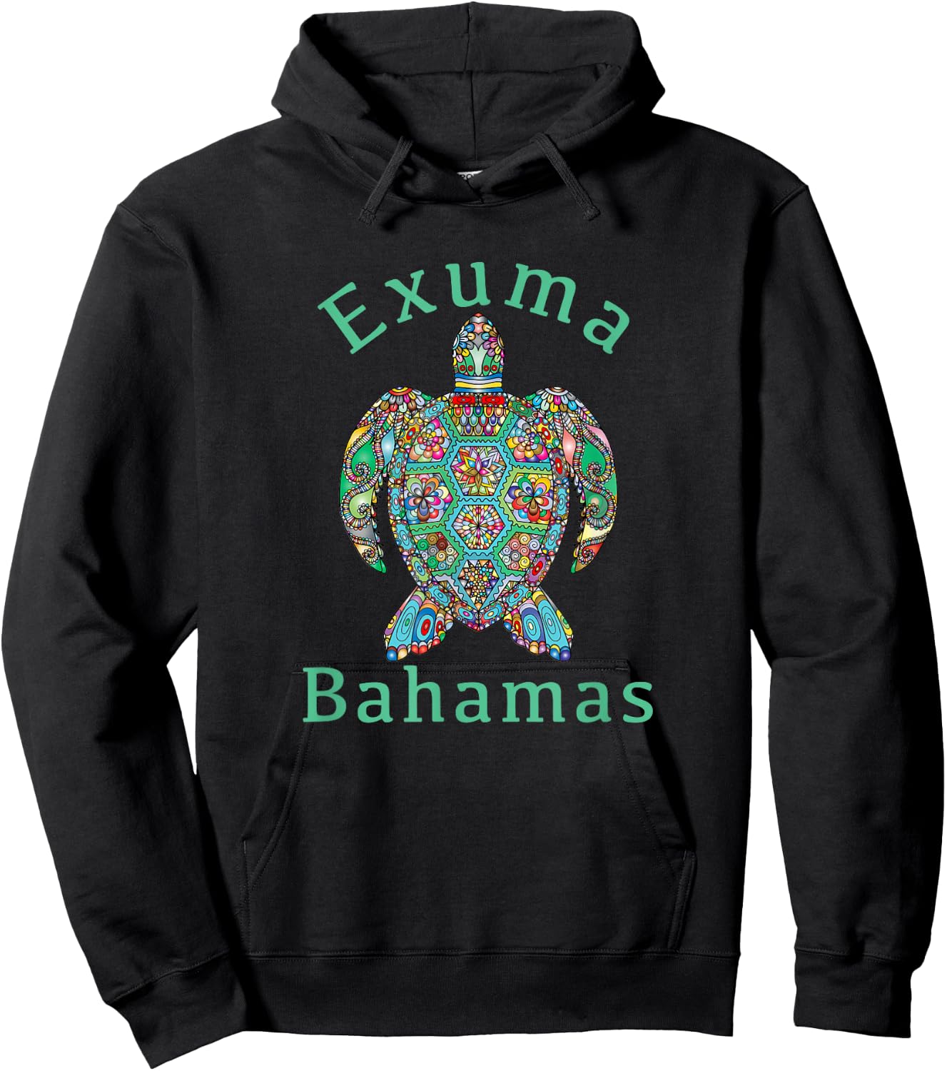 Exuma / Tribal Turtle Gift Hoodie - Hoodie | Black