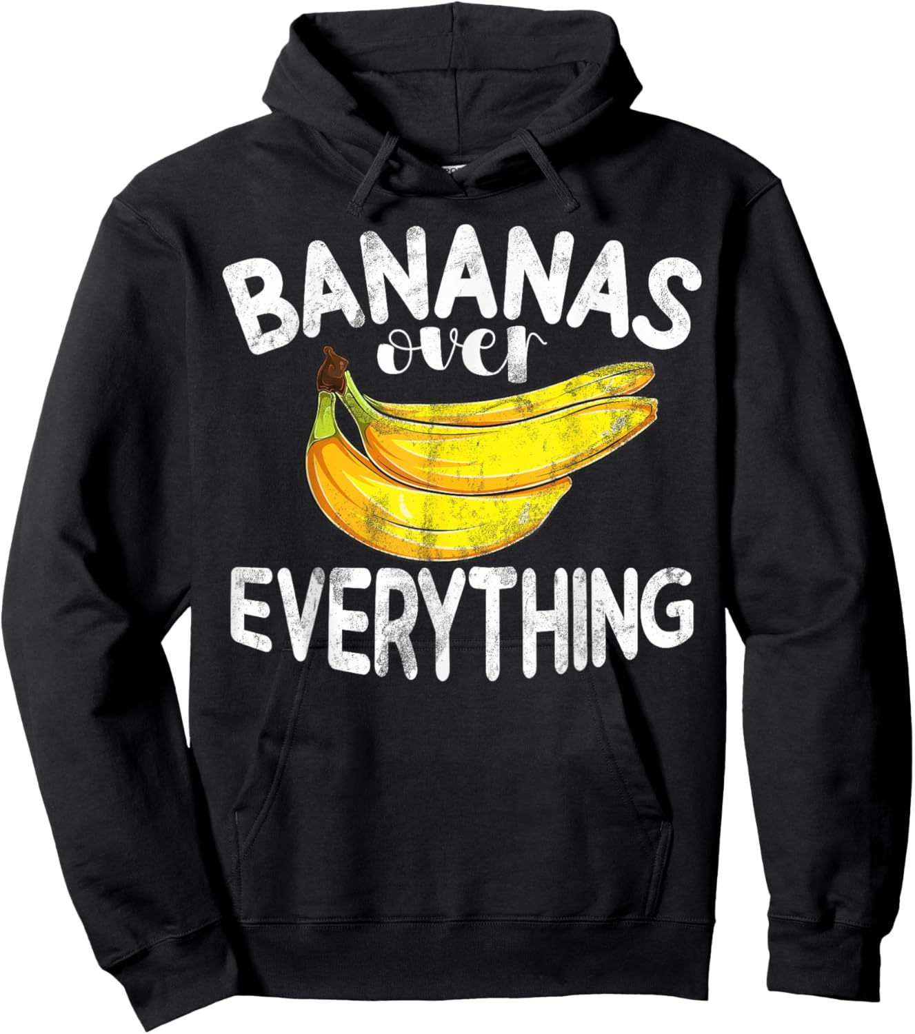Bananas Over Everything Banana Hoodie - Hoodie | Black