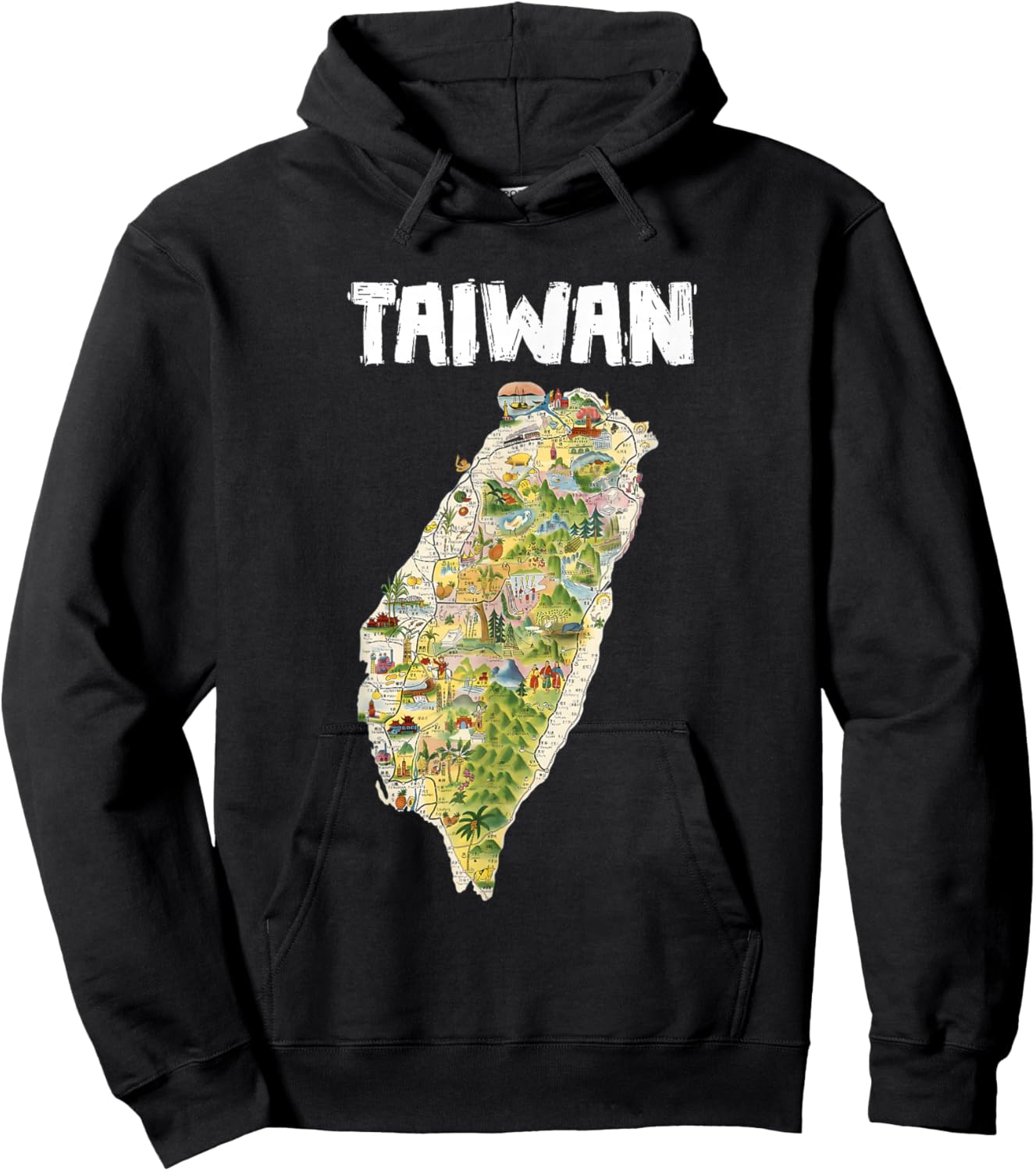Taiwan Flag, Taiwanese Flag, Taiwan Girls Hoodie - Hoodie | Black