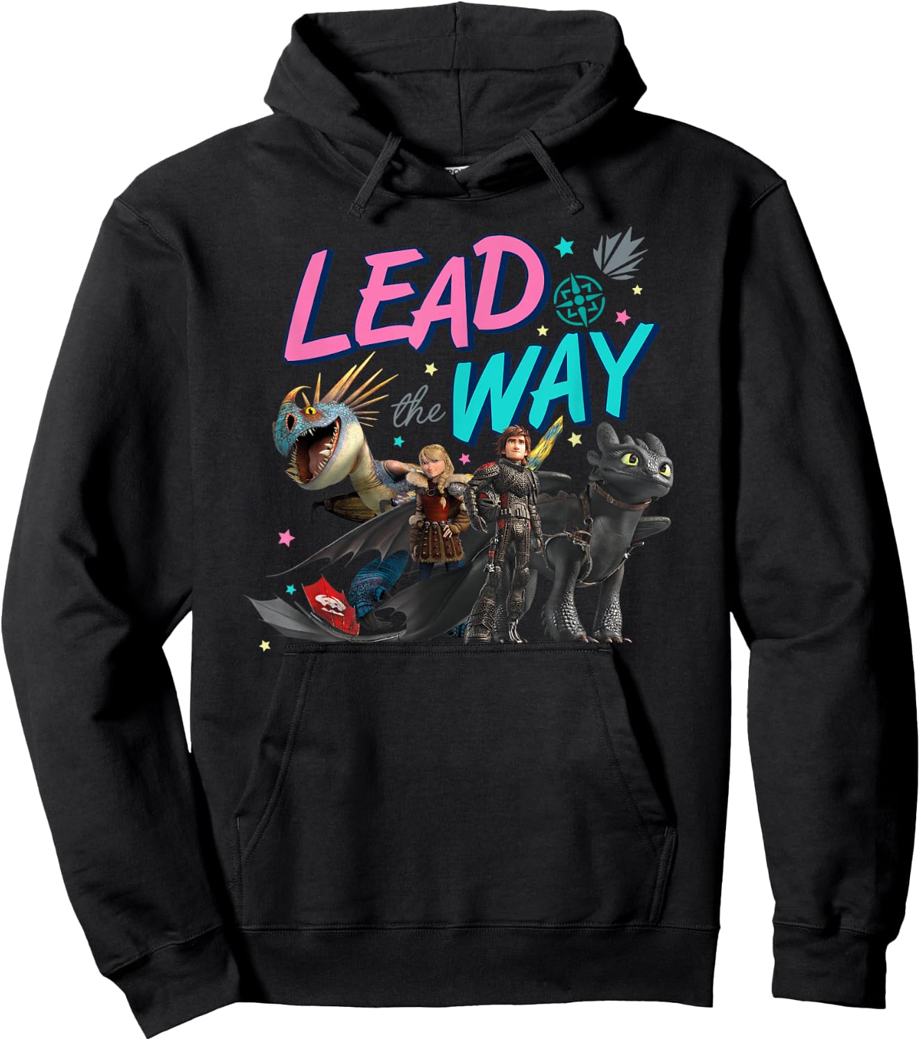 How to Train Your Dragon 3 Hidden World Lead the Way Hoodie - Hoodie | Black