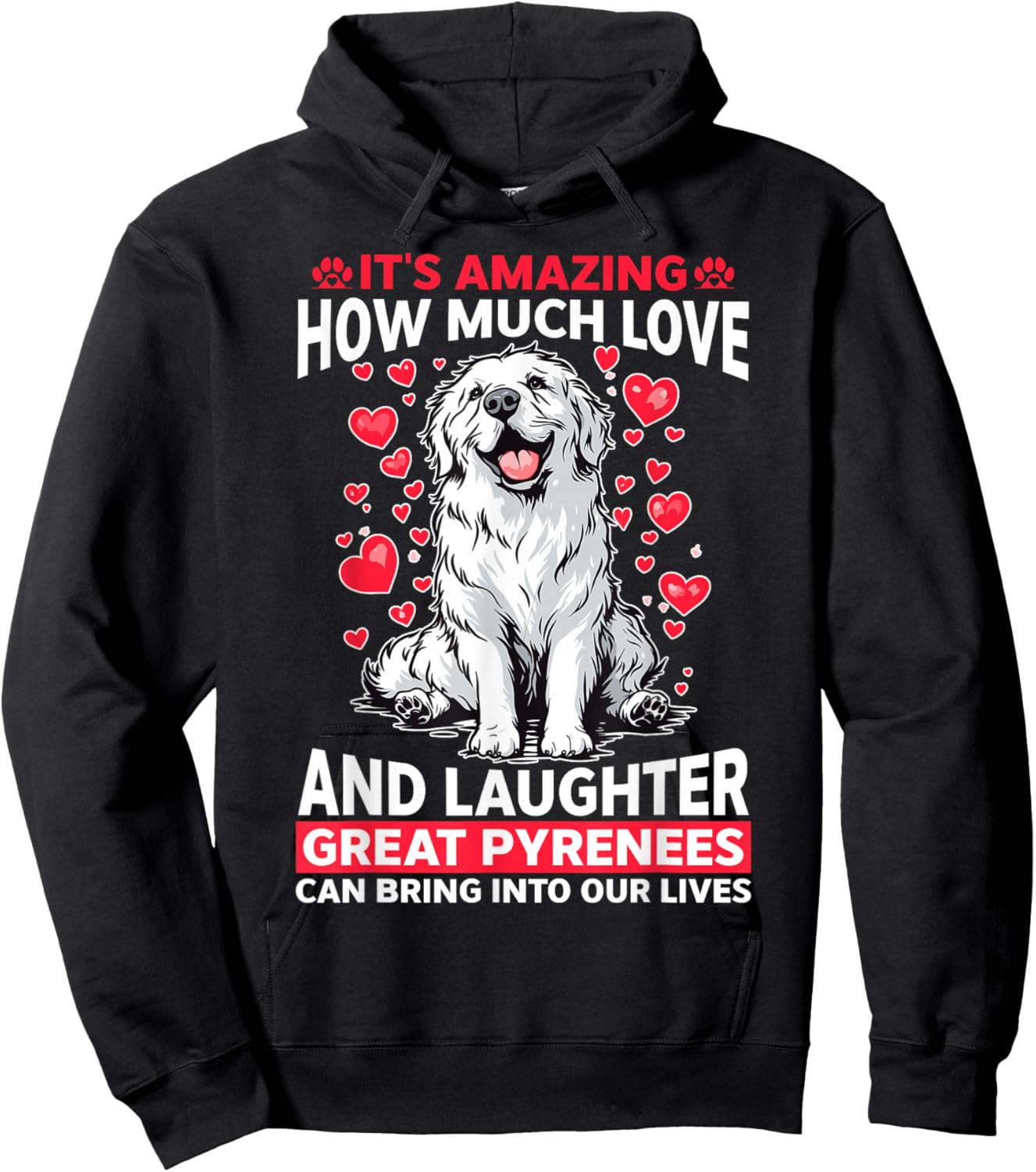 Great Pyrenees Dog Owner Hoodie - Hoodie | Black