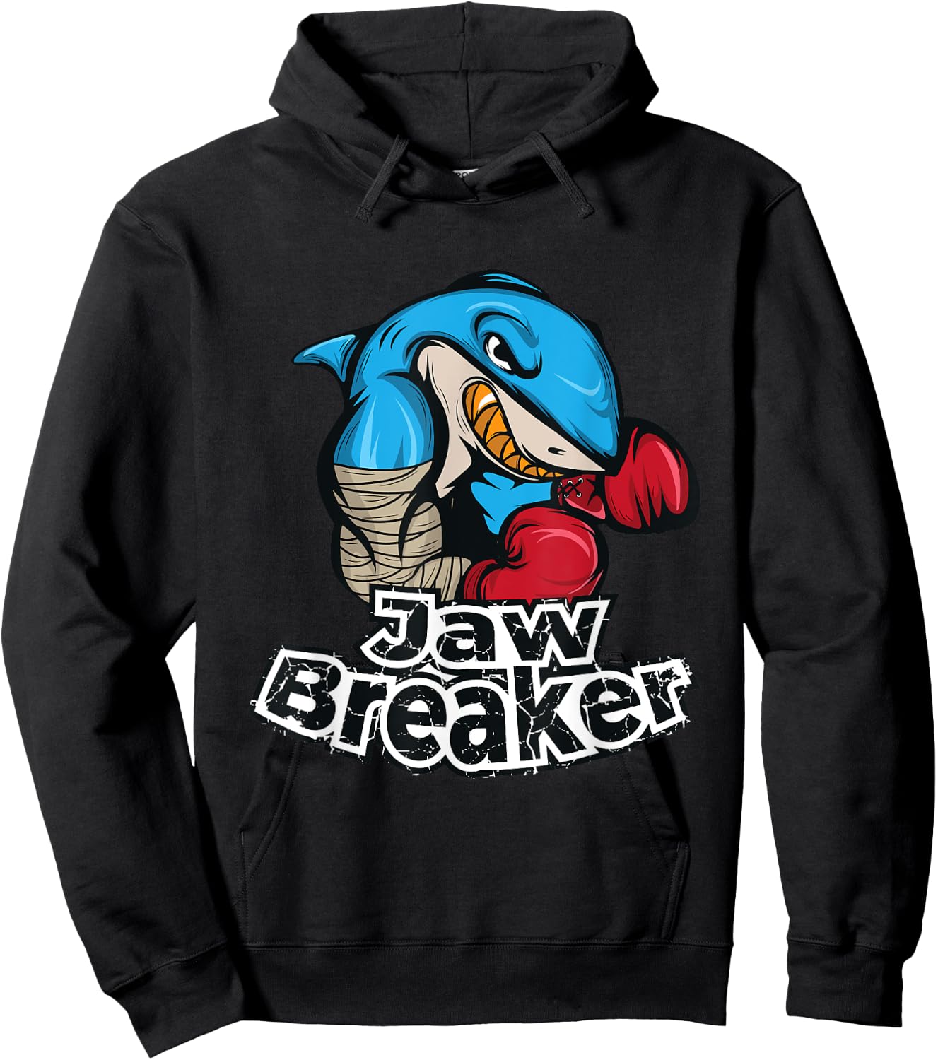 Shark Jaw Breaker Boxing, Cool Sport Shark Lover Gift Hoodie - Hoodie | Black