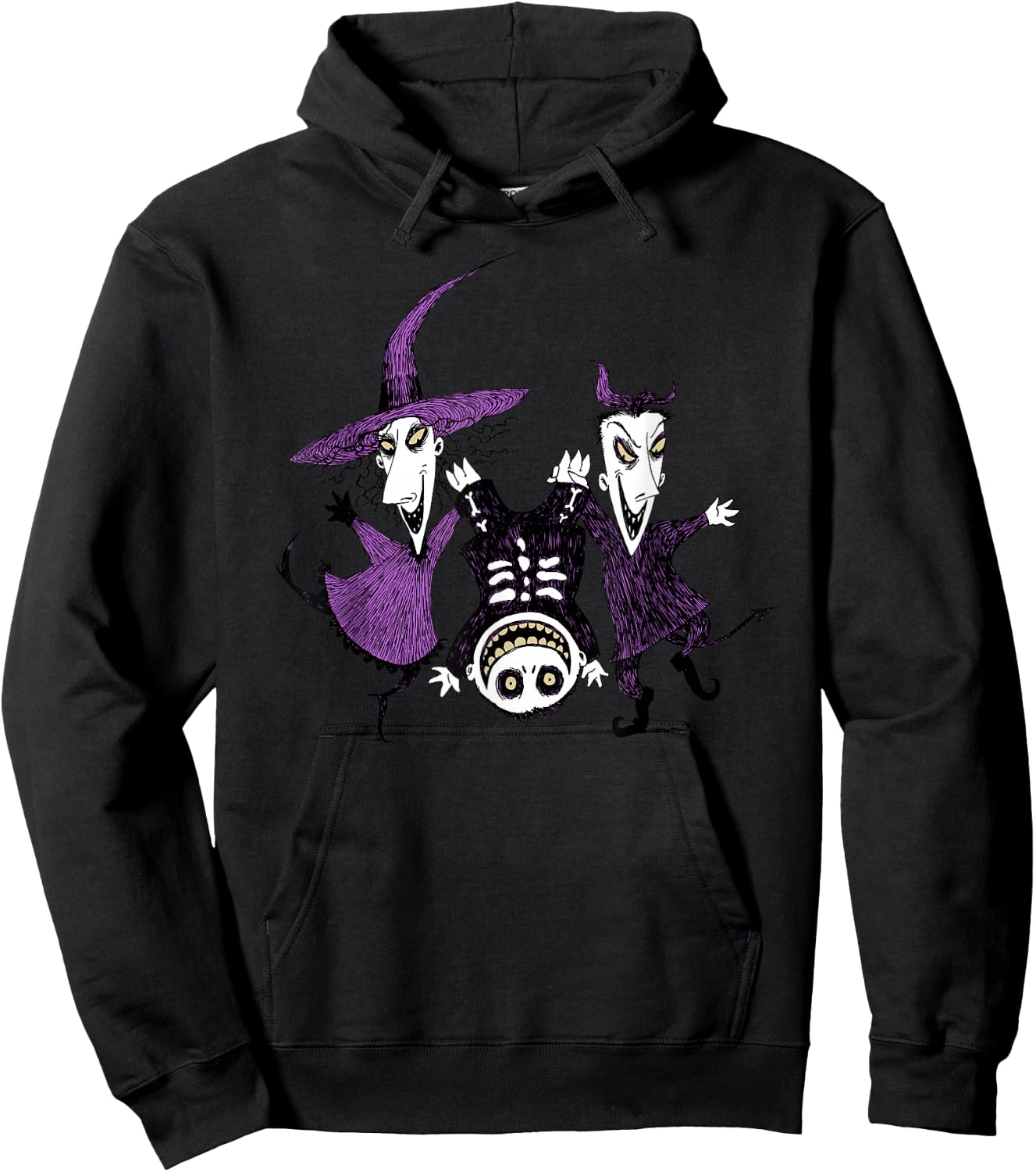 Disney Halloween Nightmare Before Christmas Trick or Treat Hoodie - Hoodie | Black
