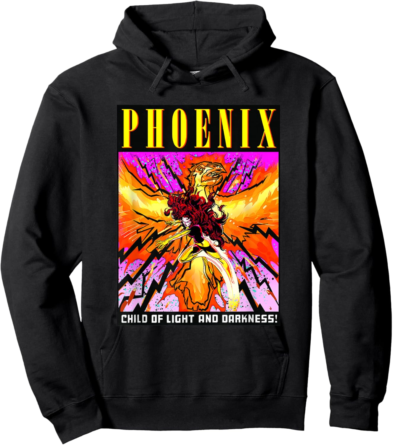 Marvel X-Men Phoenix Child Of Light And Darkness! Poster Hoodie - Hoodie | Black