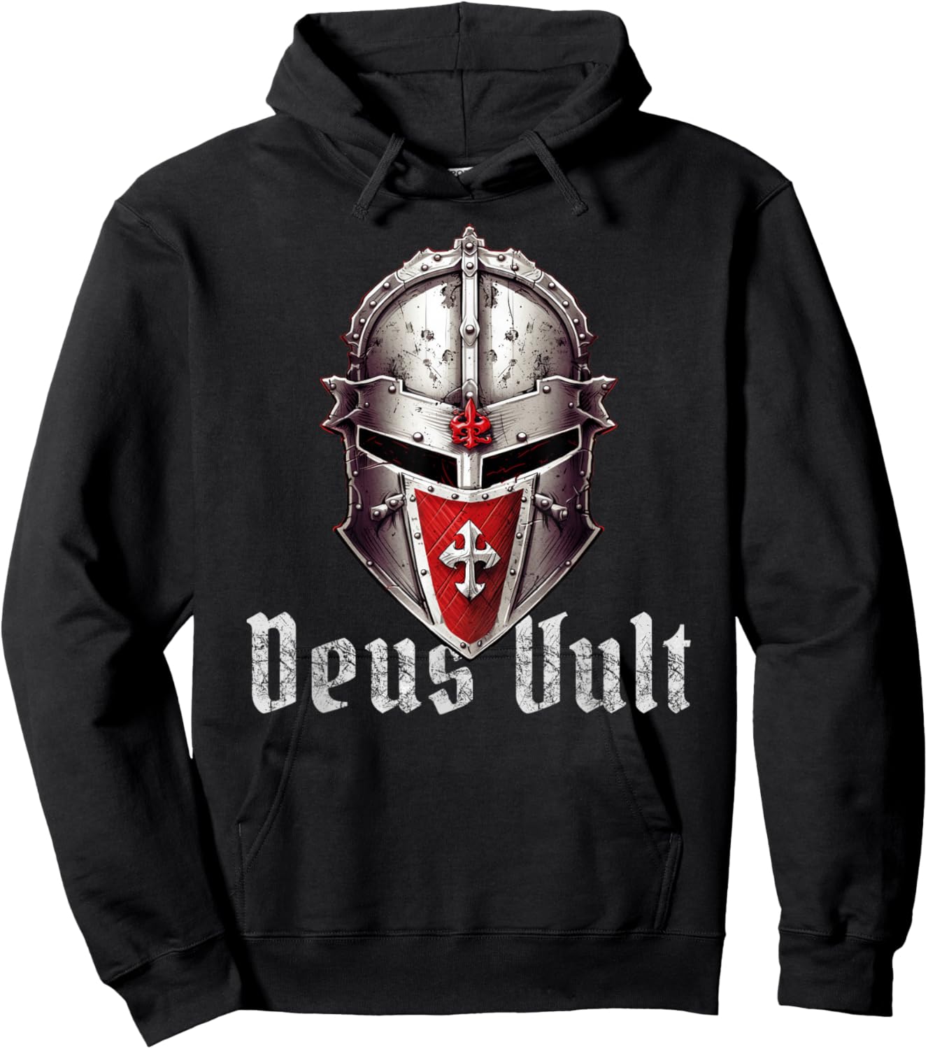 Deus Vult Templar Knight Templar Knight Crusader Hoodie - Hoodie | Black