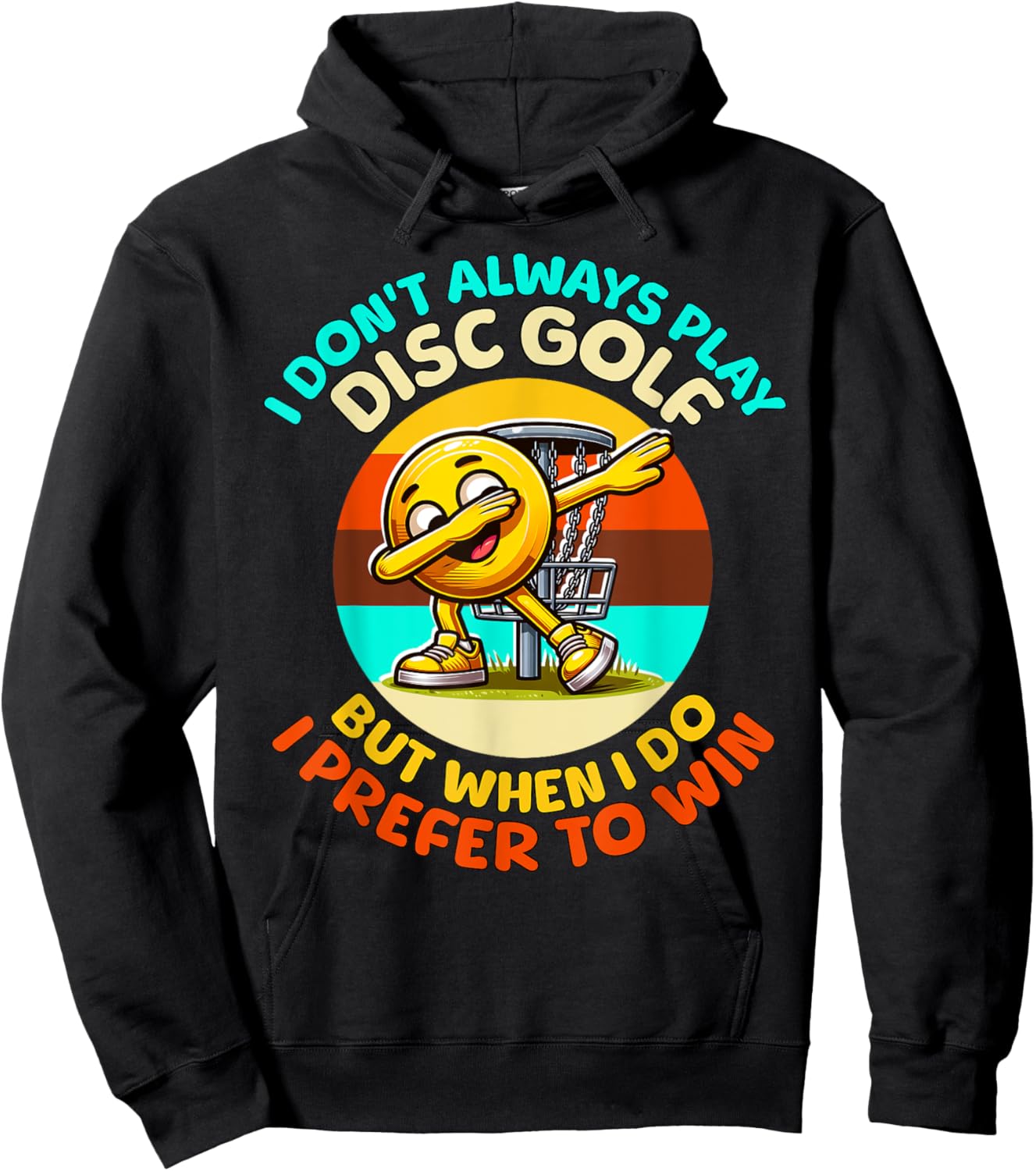 Disc Golf Player Disc Golf Hoodie - Hoodie | Black