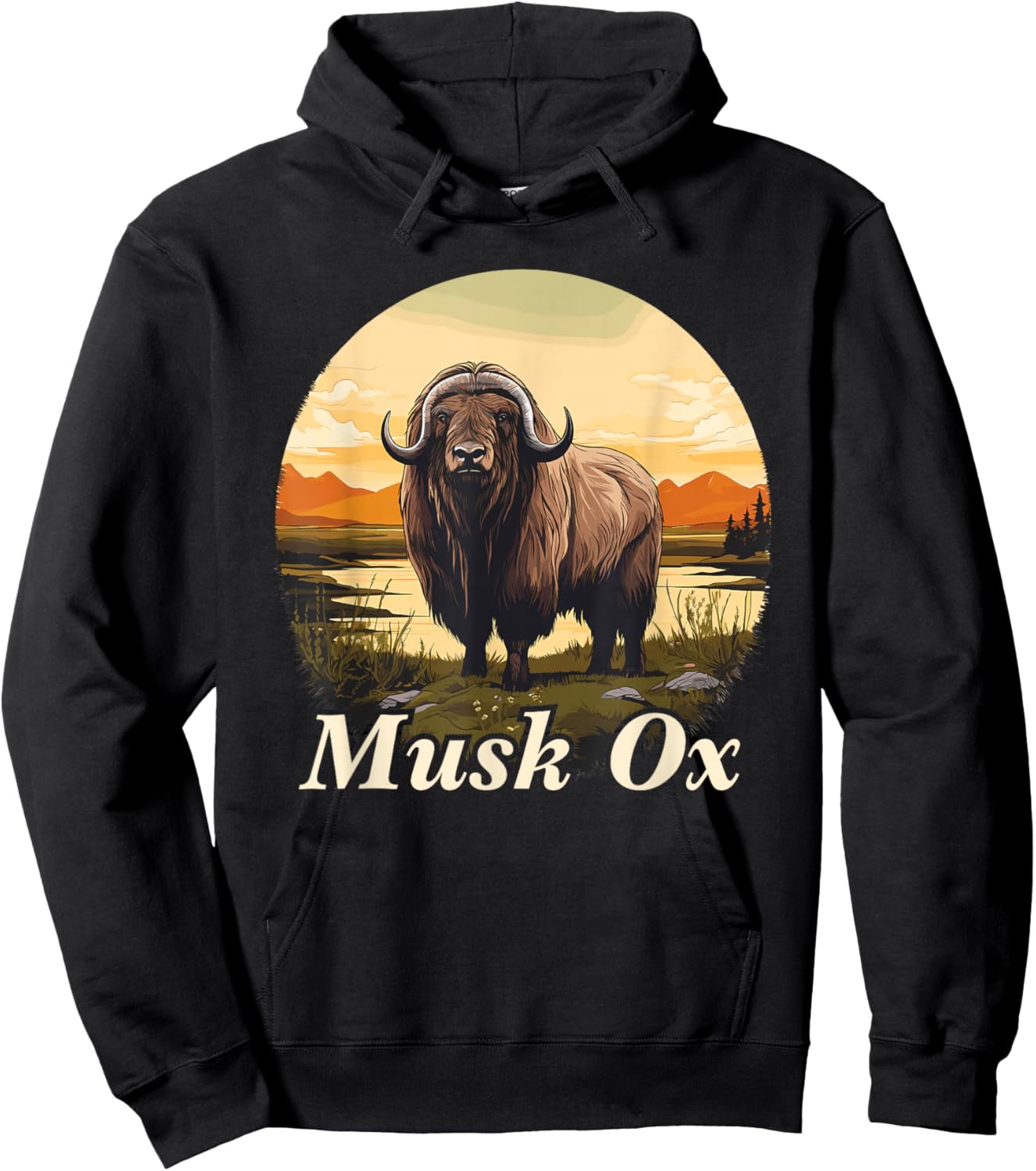 Musk Ox Hoodie - Hoodie | Black