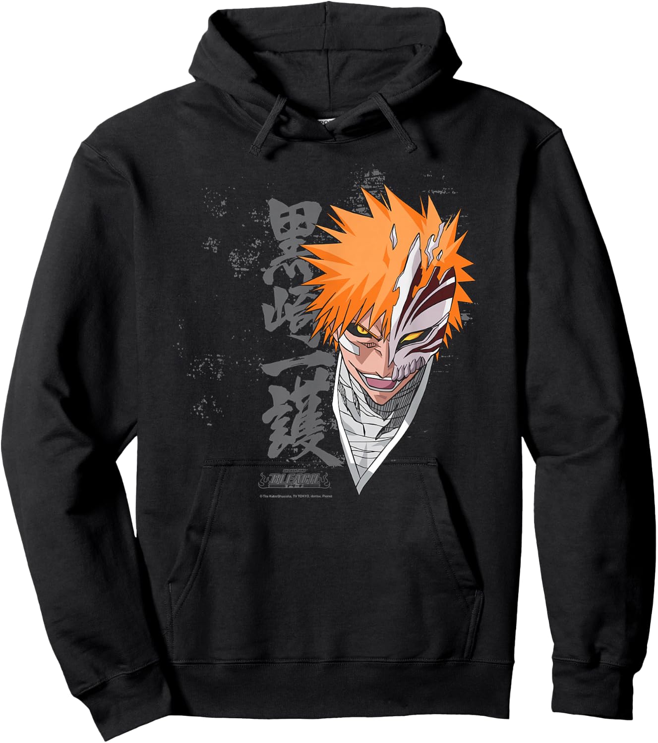 Bleach Ichigo Transform Splatter Pattern Anime Hoodie - Hoodie | Black